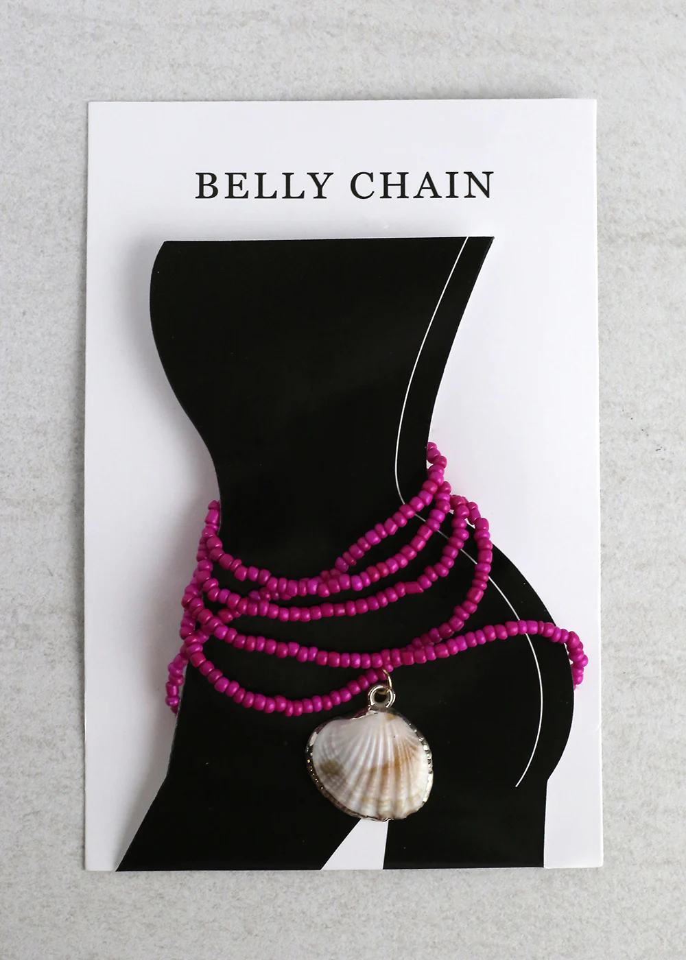 Seashell Charm Beaded Waist Chain - Image 3
