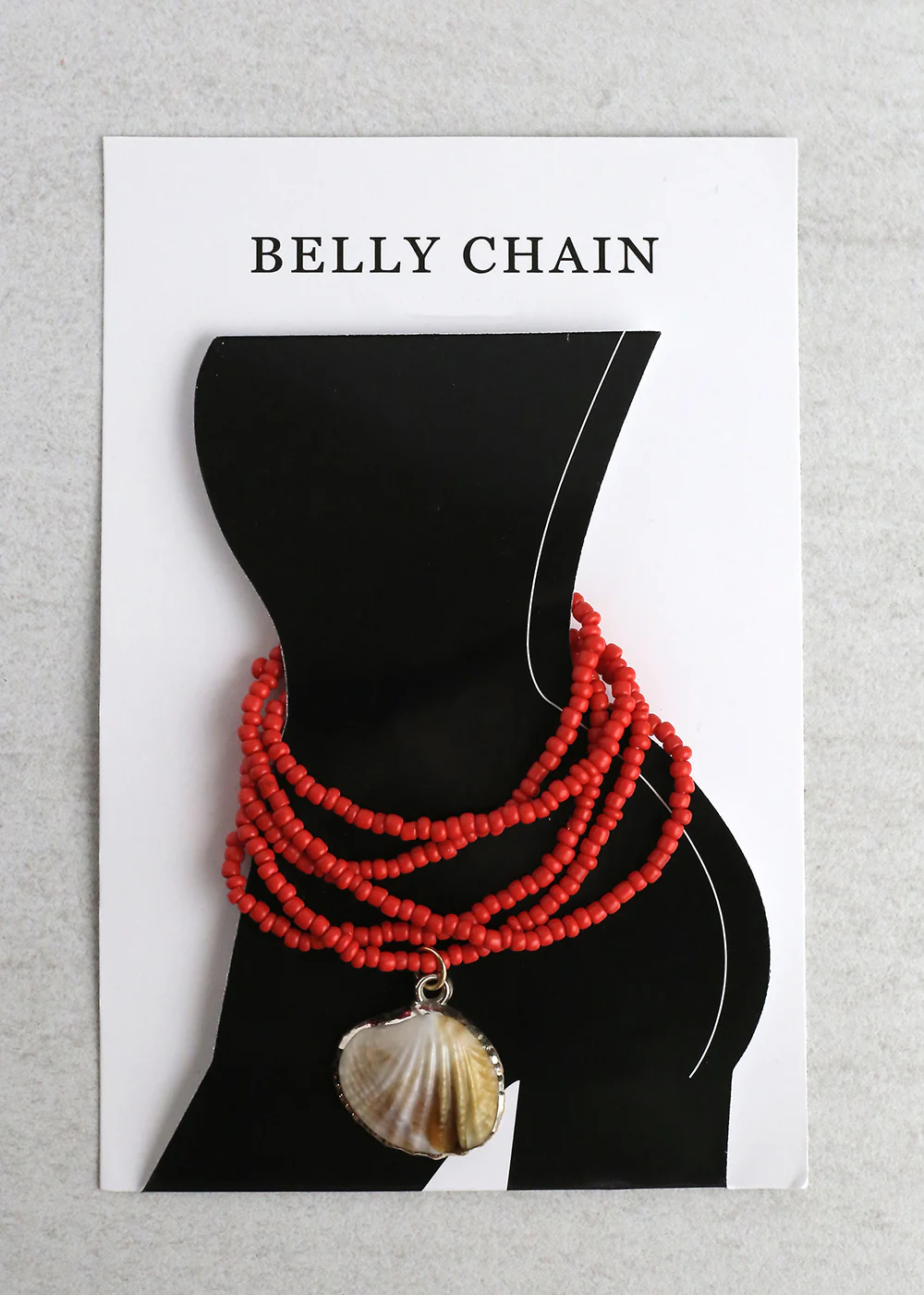 Seashell Charm Beaded Waist Chain - Image 4