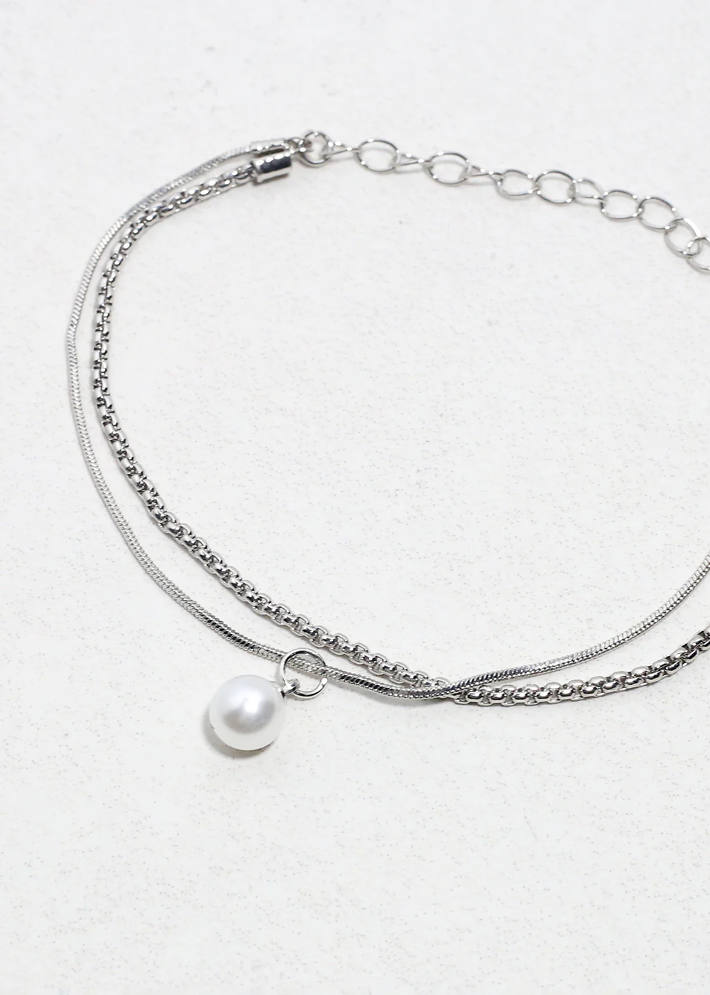 Simply Pearl-fect Chain Bracelet - Image 2
