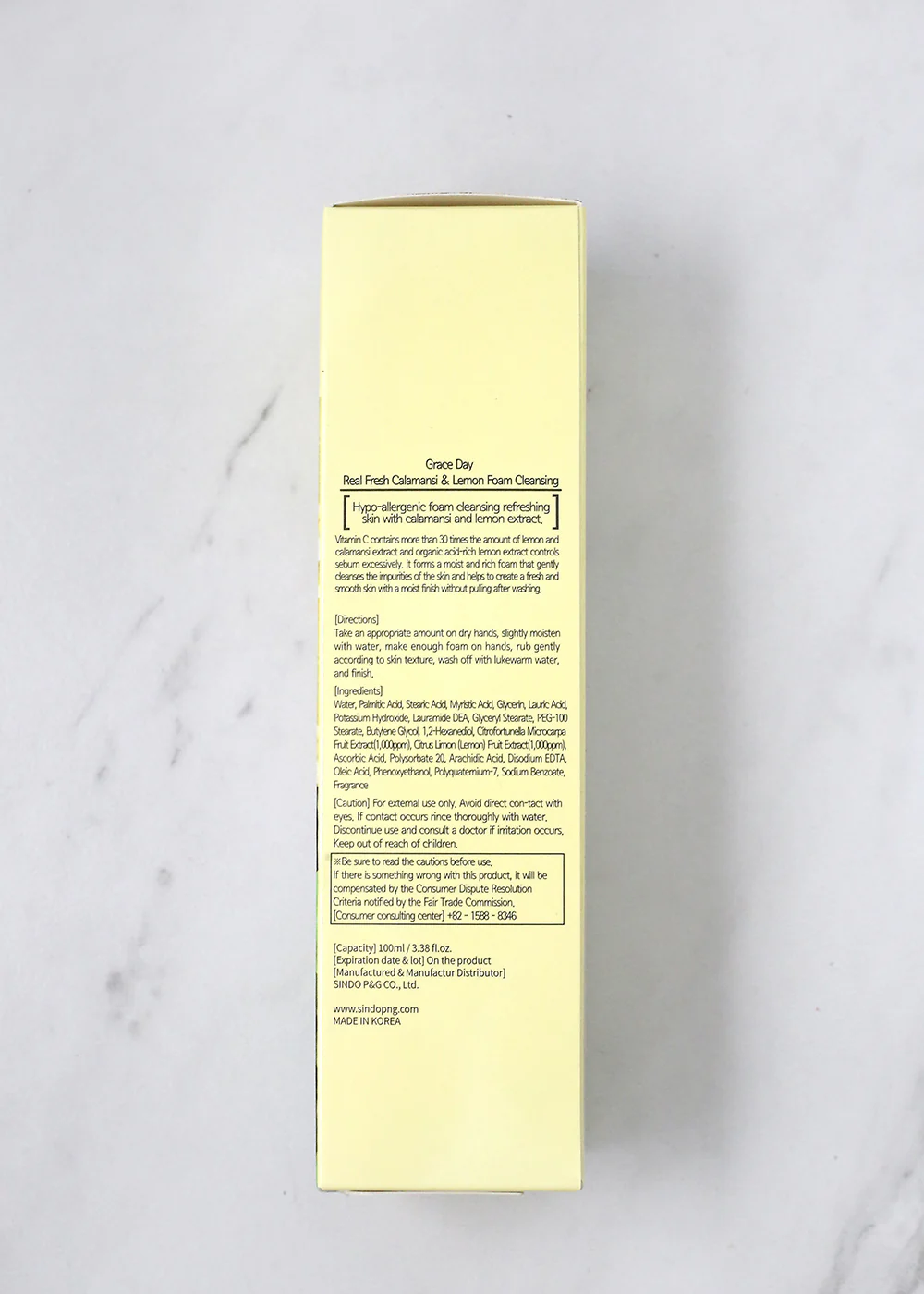 SINDO Graceday Fresh Calamansi & Lemon Foam Cleanser - Image 2