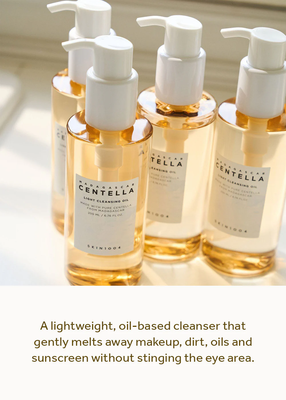 SKIN1004 Madagascar Centella Light Cleansing Oil 200ml - Image 2