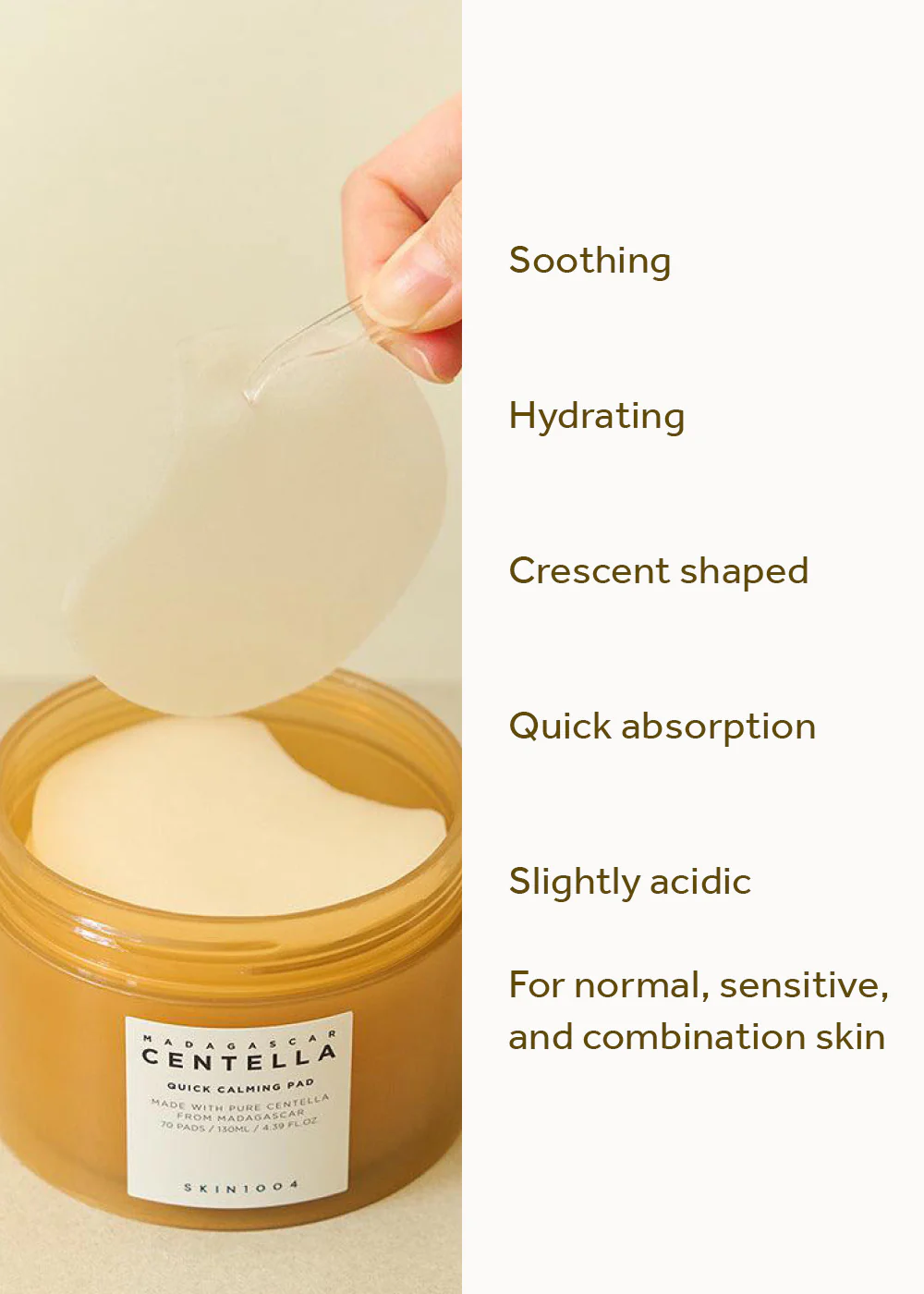 SKIN1004 Madagascar Centella Quick Calming Pad (70 pads) - Image 4