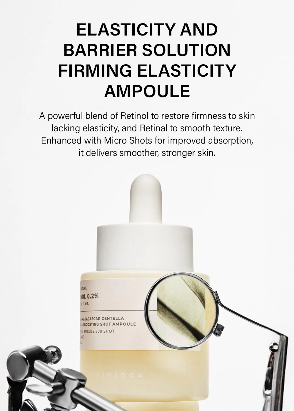 SKIN1004 Madagascar Centella Retinol 0.2 Boosting Shot Ampoule 30ml - Image 3