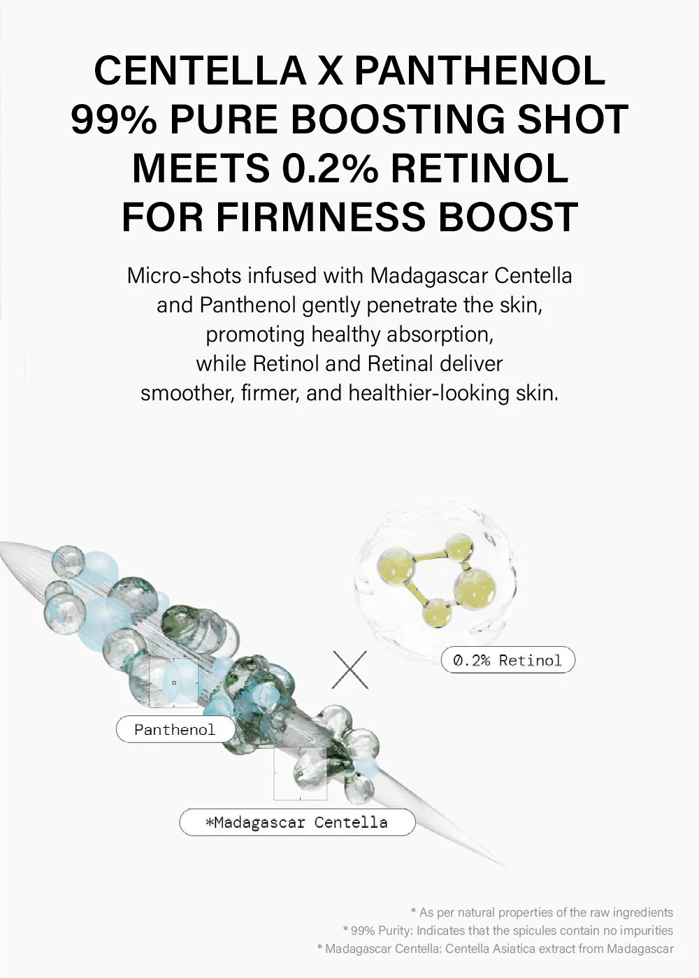 SKIN1004 Madagascar Centella Retinol 0.2 Boosting Shot Ampoule 30ml - Image 4