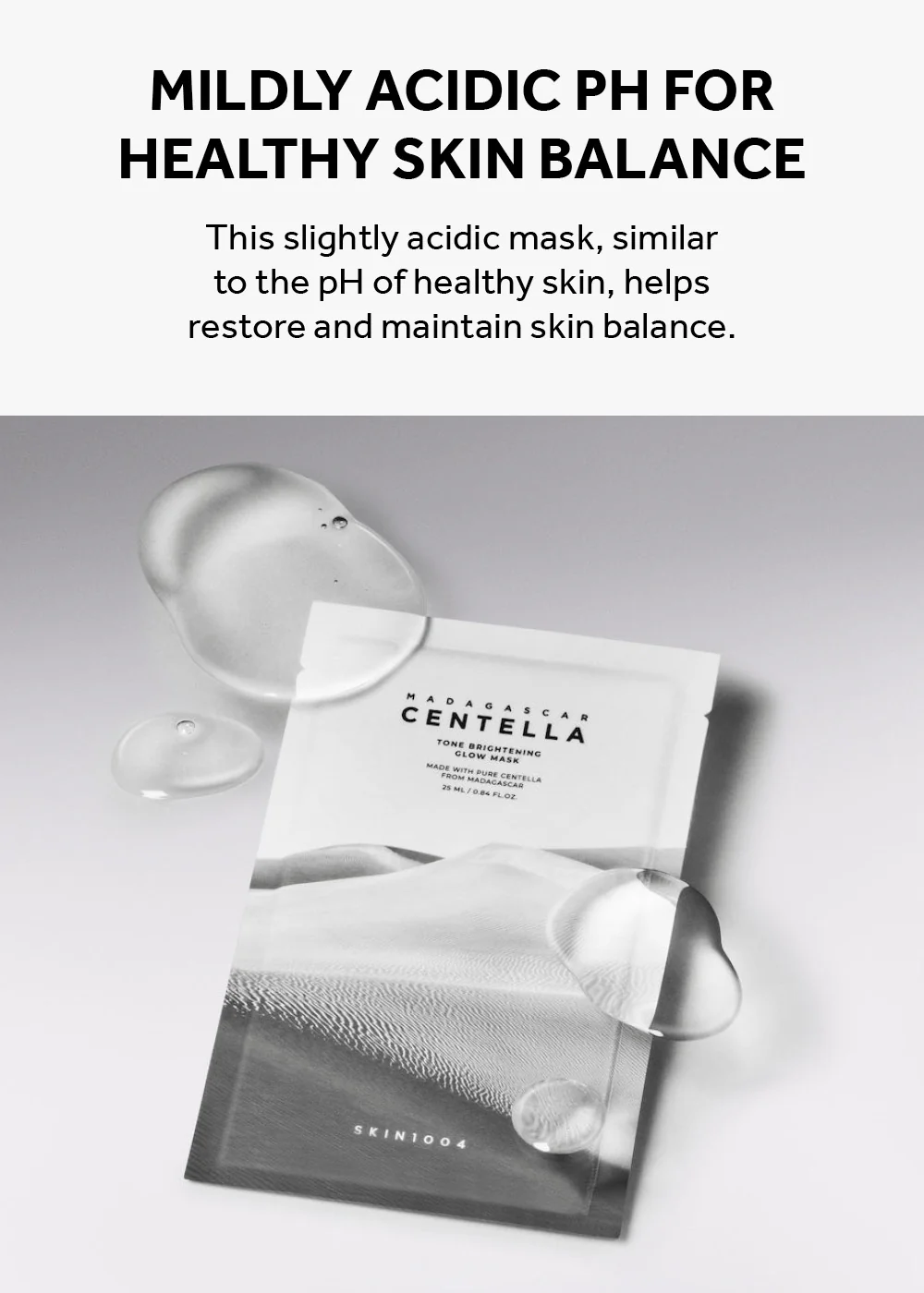 SKIN1004 Madagascar Centella Tone Brightening Glow Mask (1 Sheet) - Image 3
