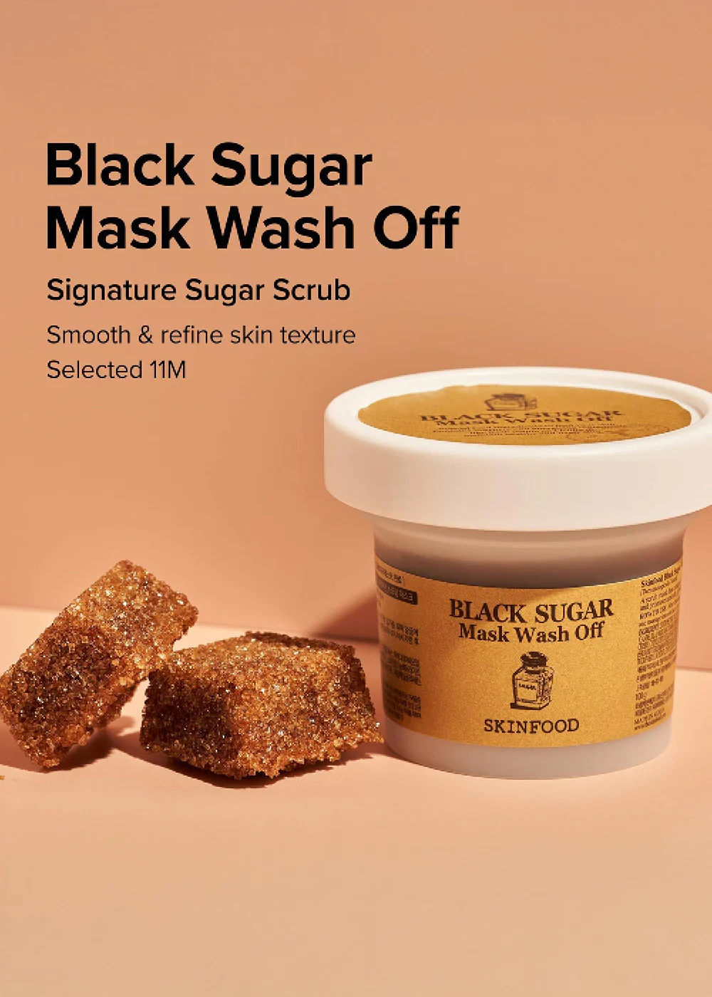 SKINFOOD Black Sugar Mask Wash Off 120g - Image 2
