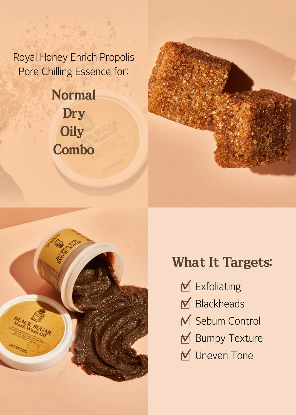 SKINFOOD Black Sugar Mask Wash Off 120g - Image 3