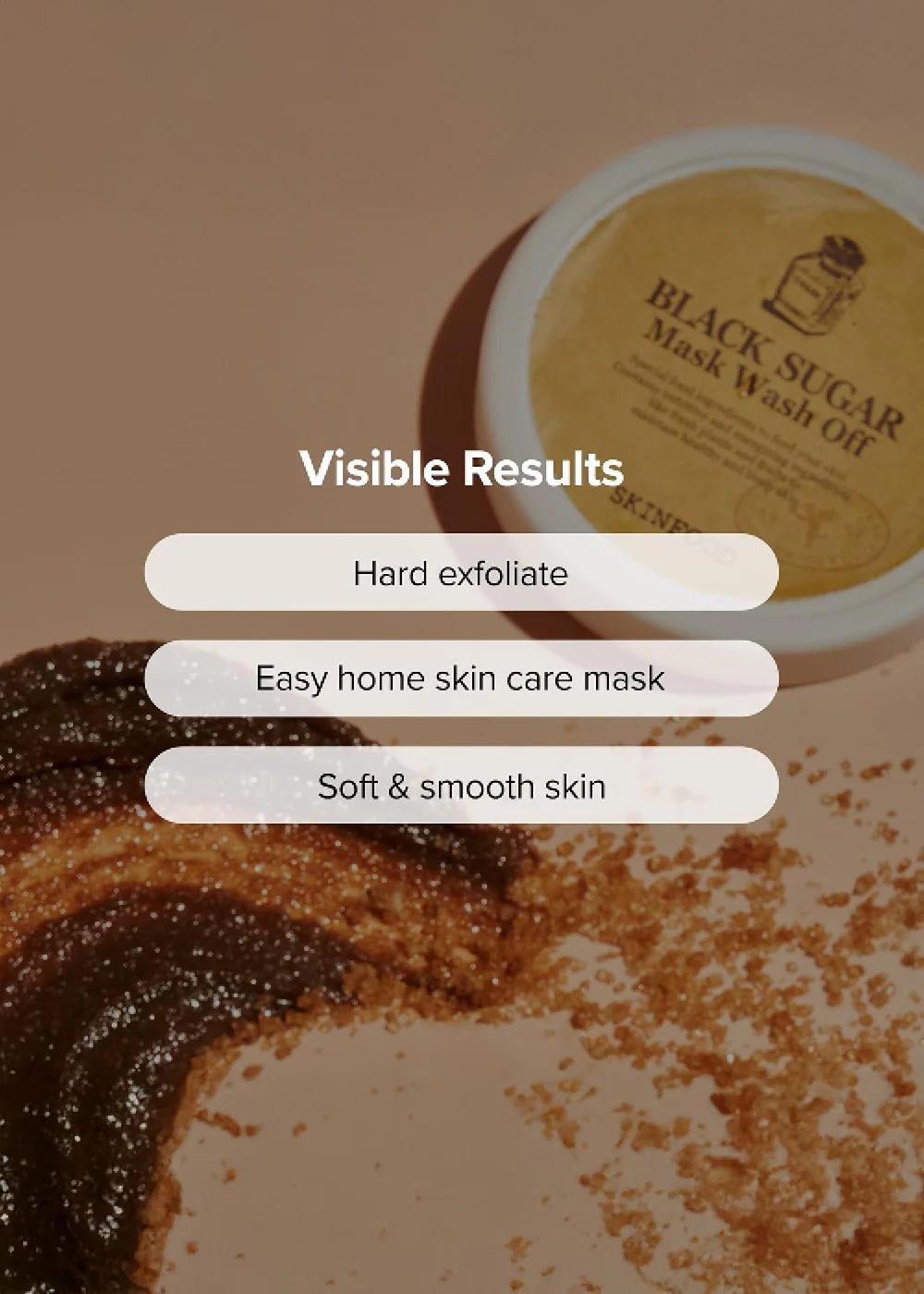 SKINFOOD Black Sugar Mask Wash Off 120g - Image 4