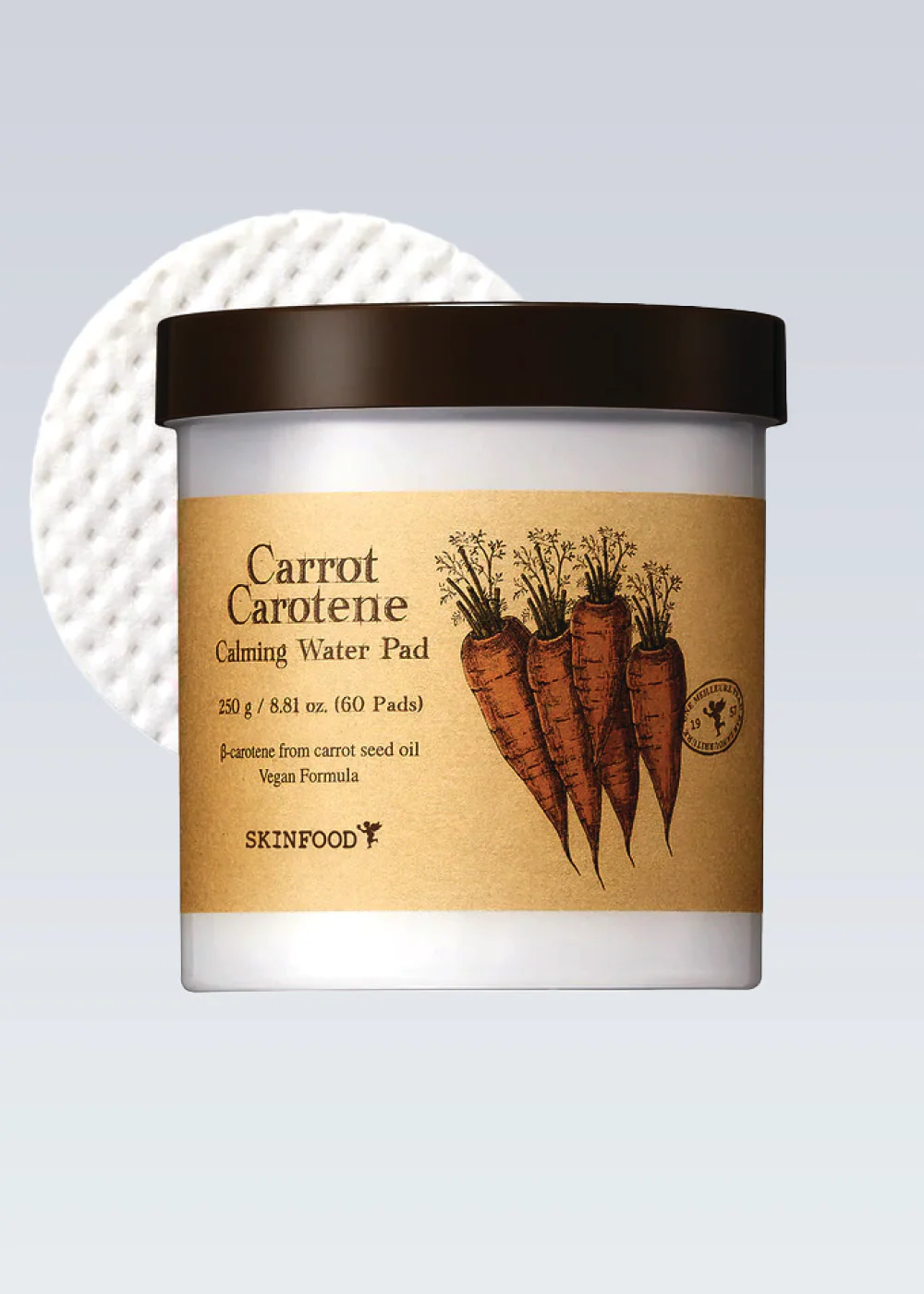 SKINFOOD Carrot Carotene Calming Water Pad (60 pads)