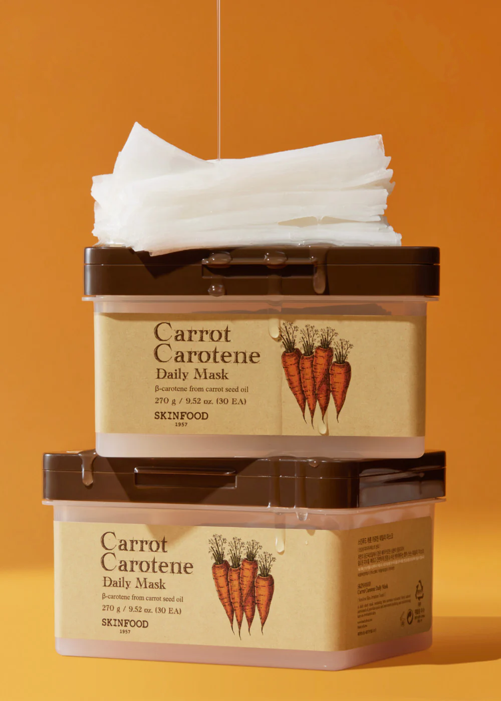 SKINFOOD Carrot Carotene Daily Mask (30 Masks) - Image 8