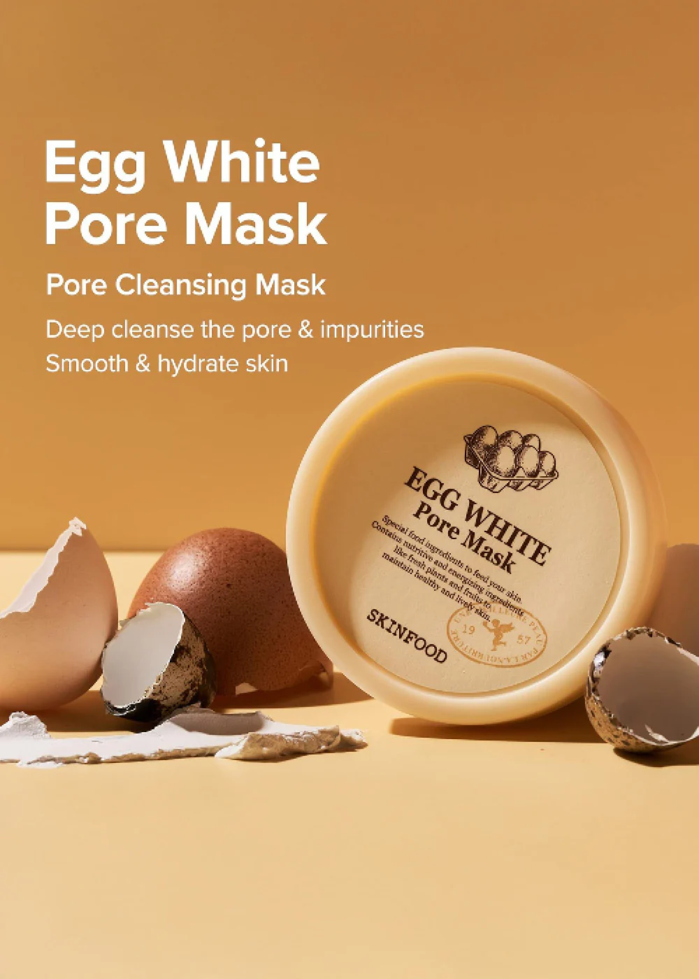 SKINFOOD Egg White Pore Mask 120g - Image 2