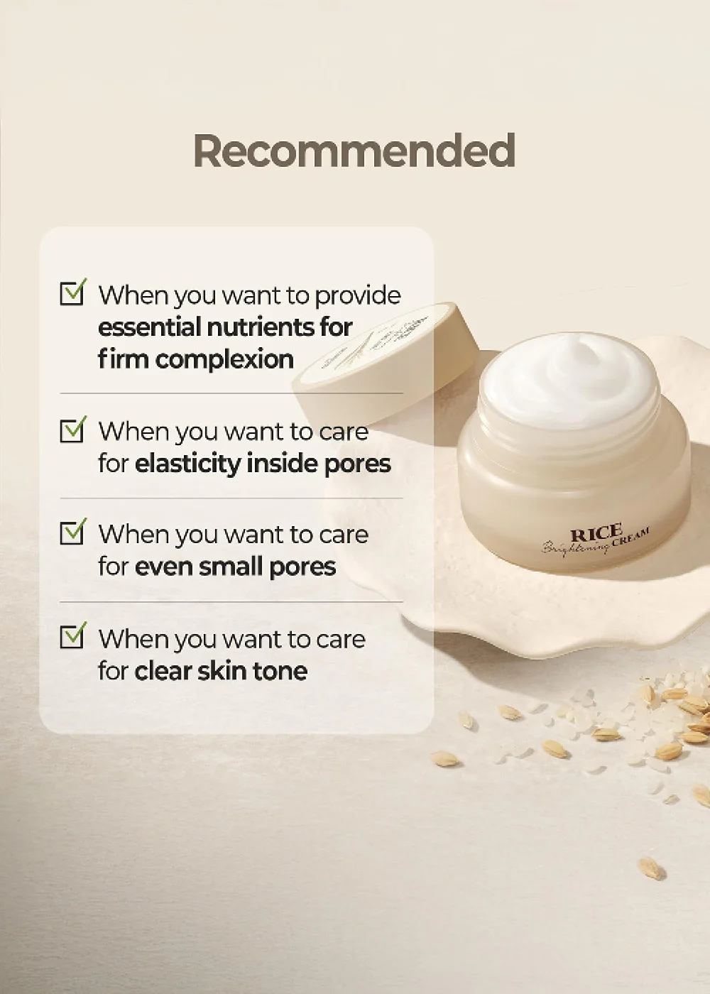 SKINFOOD Rice Brightening Cream 60ml - Image 6