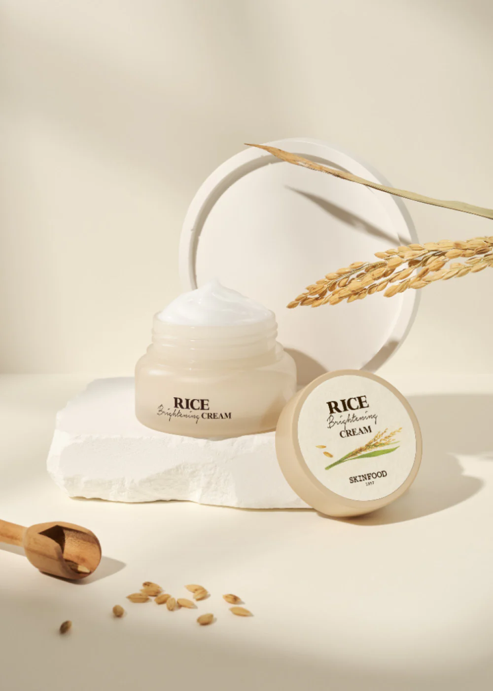 SKINFOOD Rice Brightening Cream 60ml - Image 8
