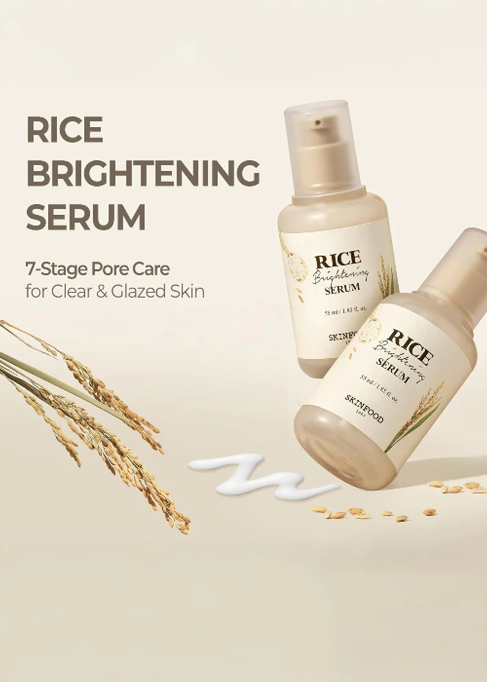 SKINFOOD Rice Brightening Serum 55ml - Image 2