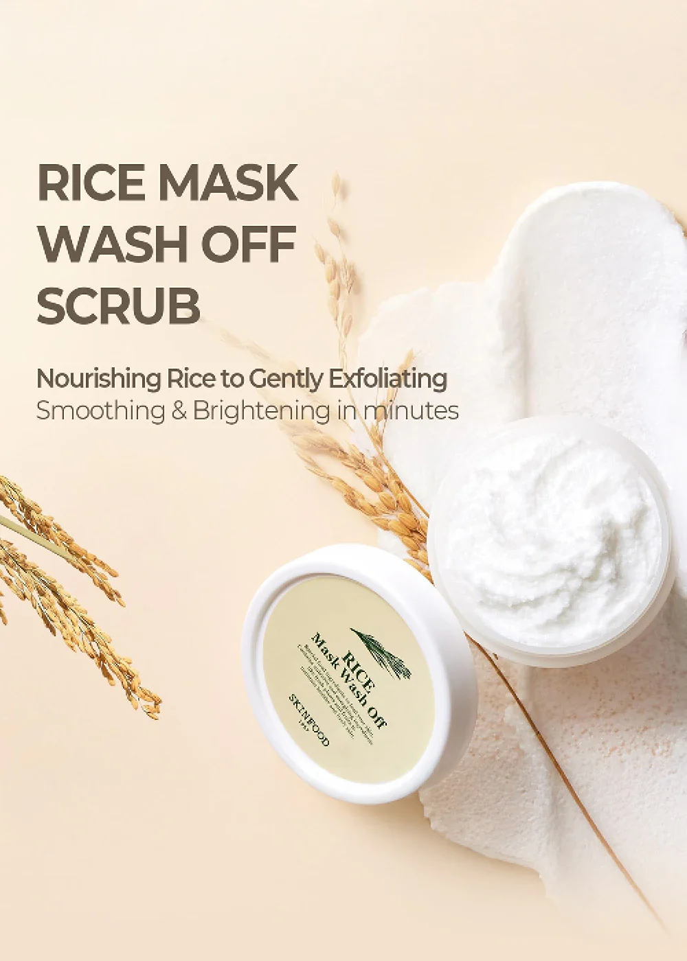 SKINFOOD Rice Mask Wash Off 100g - Image 2