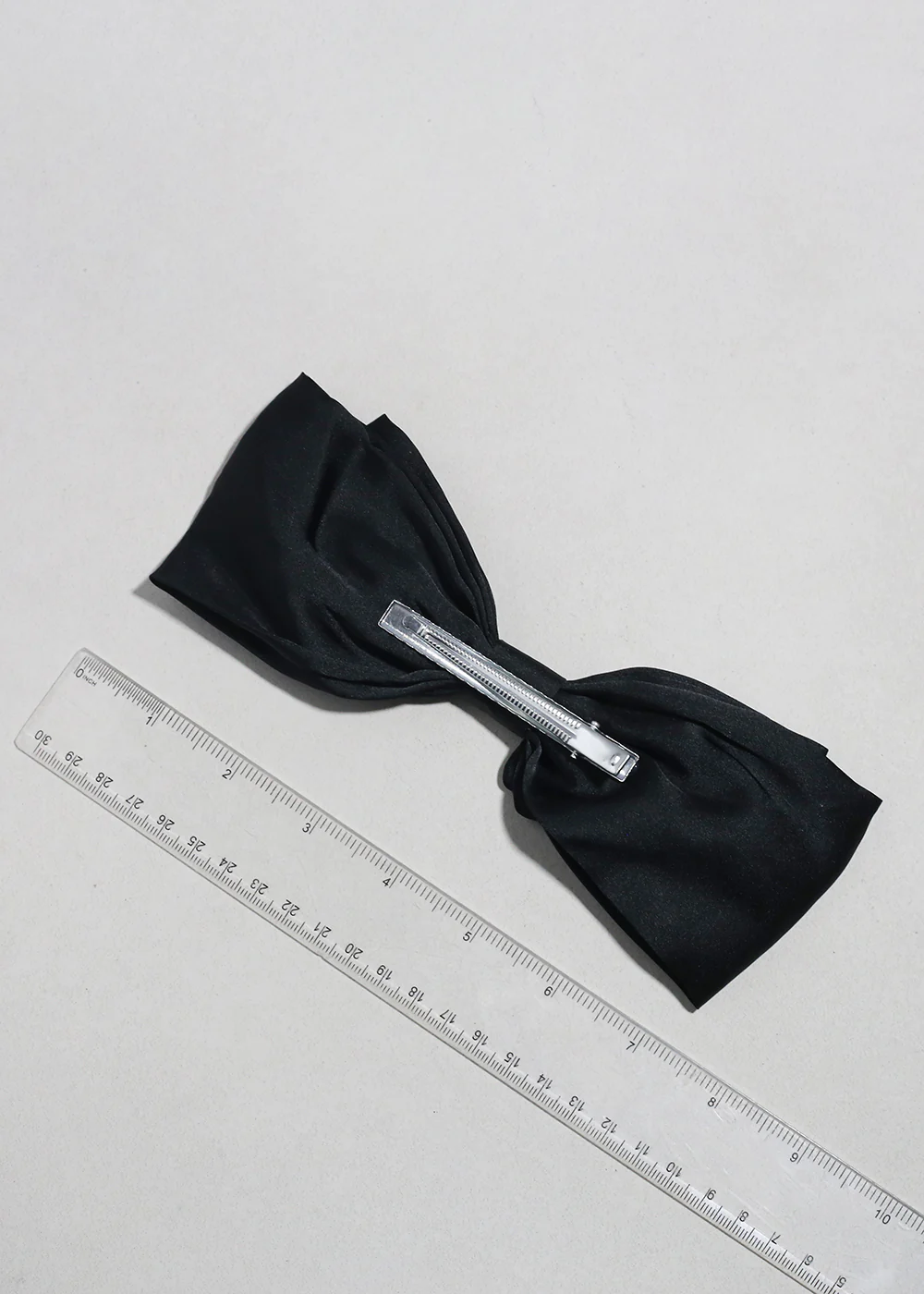 Preppy Satin Bow Barrette - Image 3
