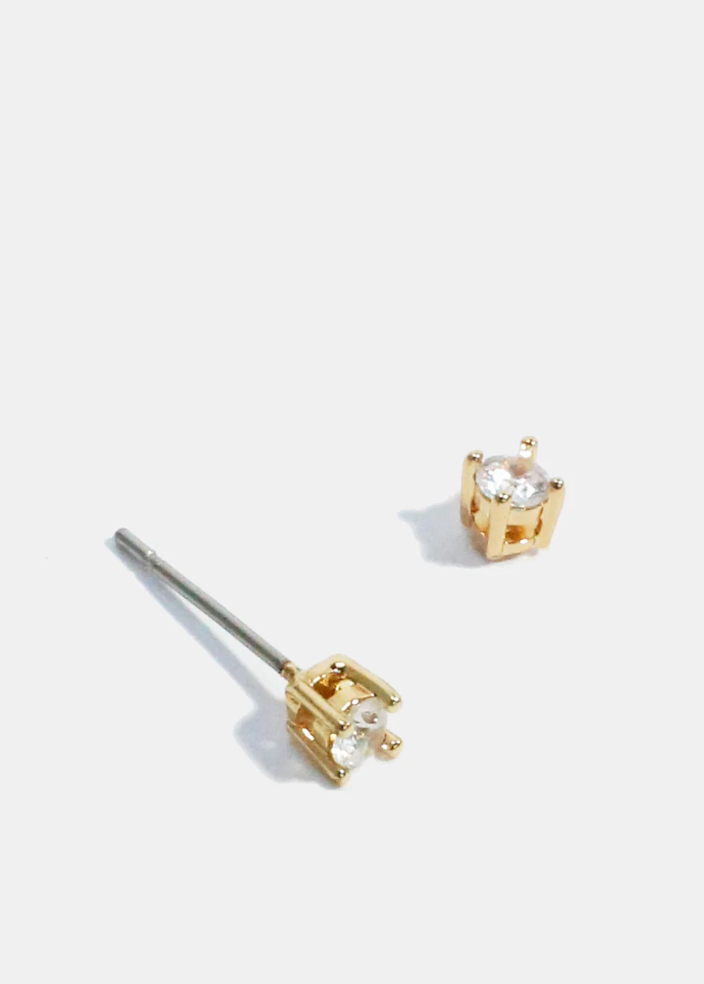 Small Gemstone Stud Earrings - Image 2