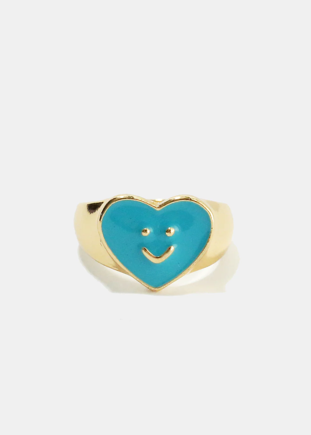 Smiley Colored Enamel Ring - Image 3
