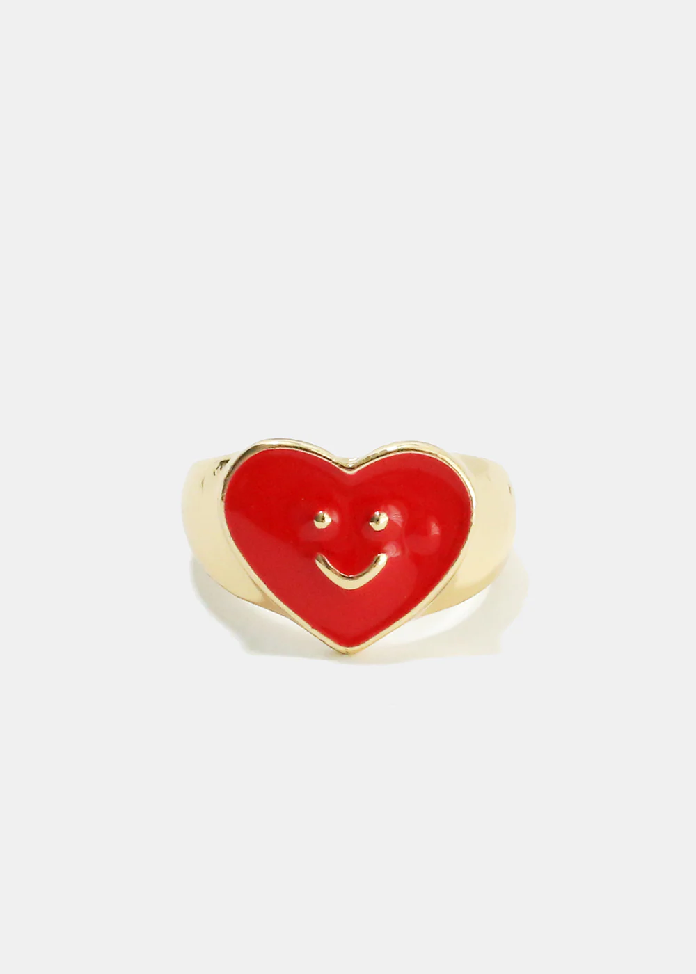 Smiley Colored Enamel Ring - Image 4