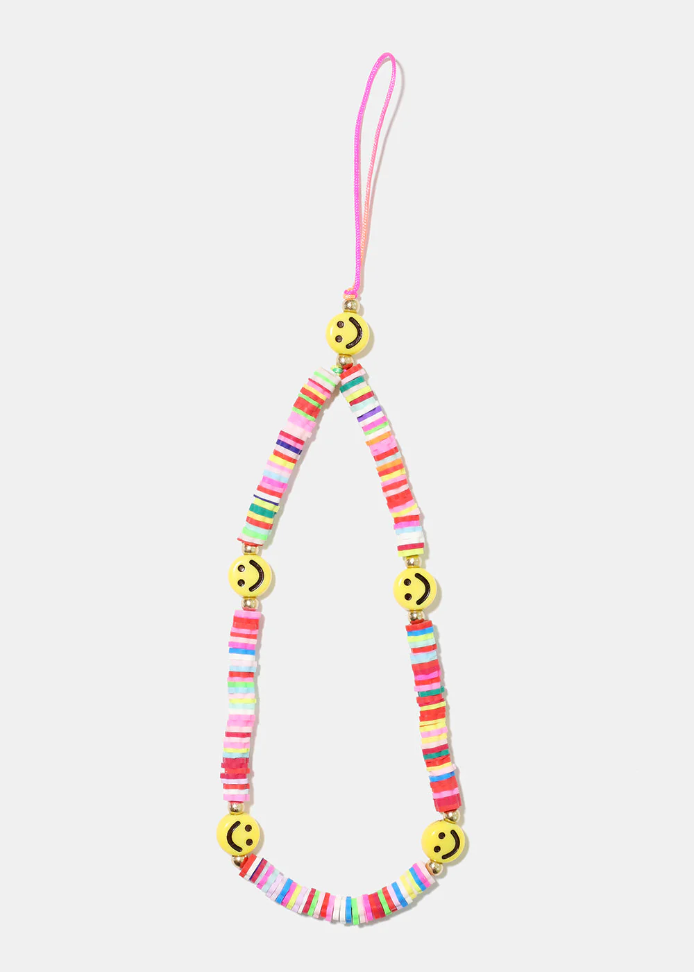 Smiley Face Phone Strap Wristlet - Image 3