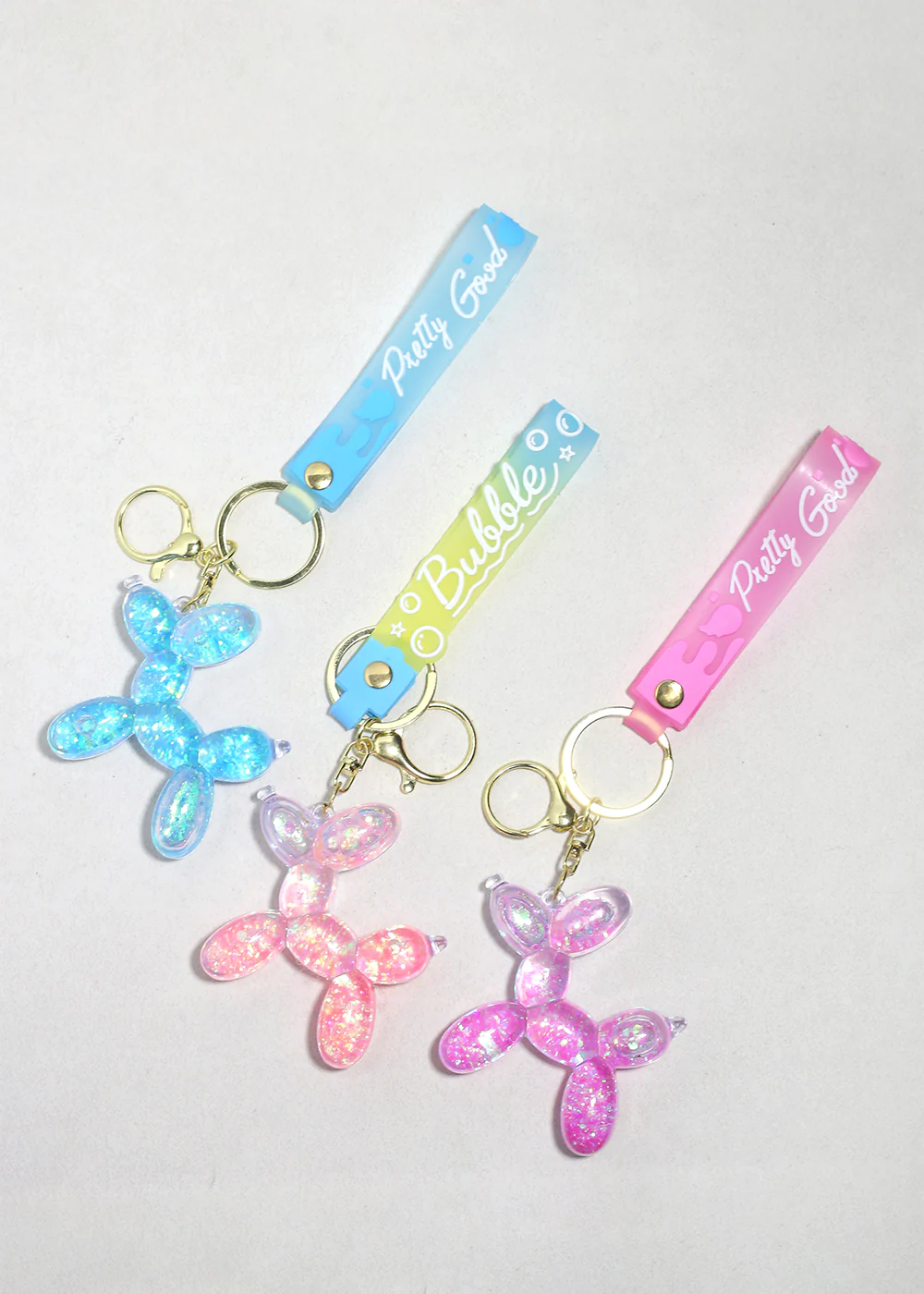 Sparkle Pup Balloon Charm Bag Charm