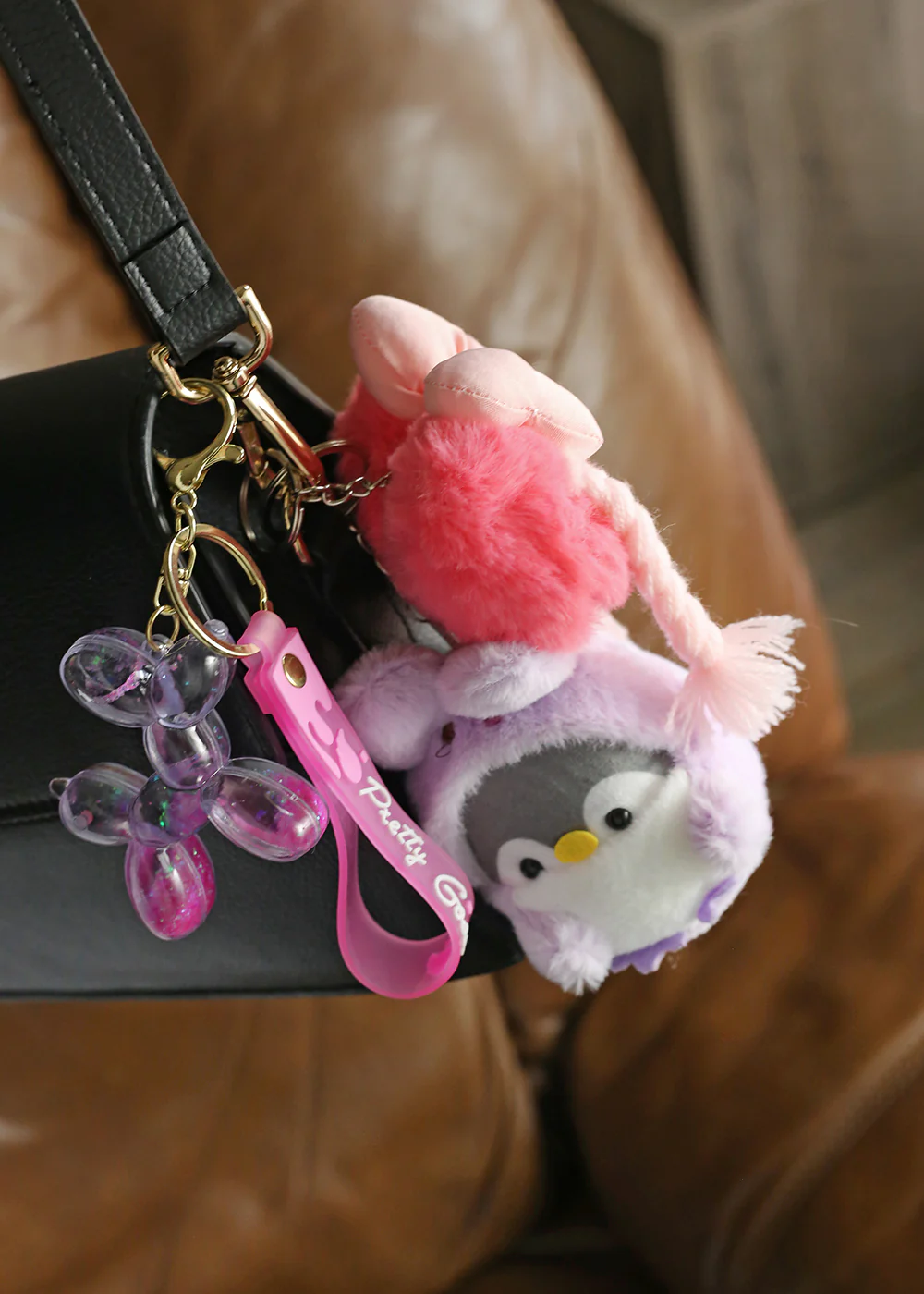 Sparkle Pup Balloon Charm Bag Charm - Image 2