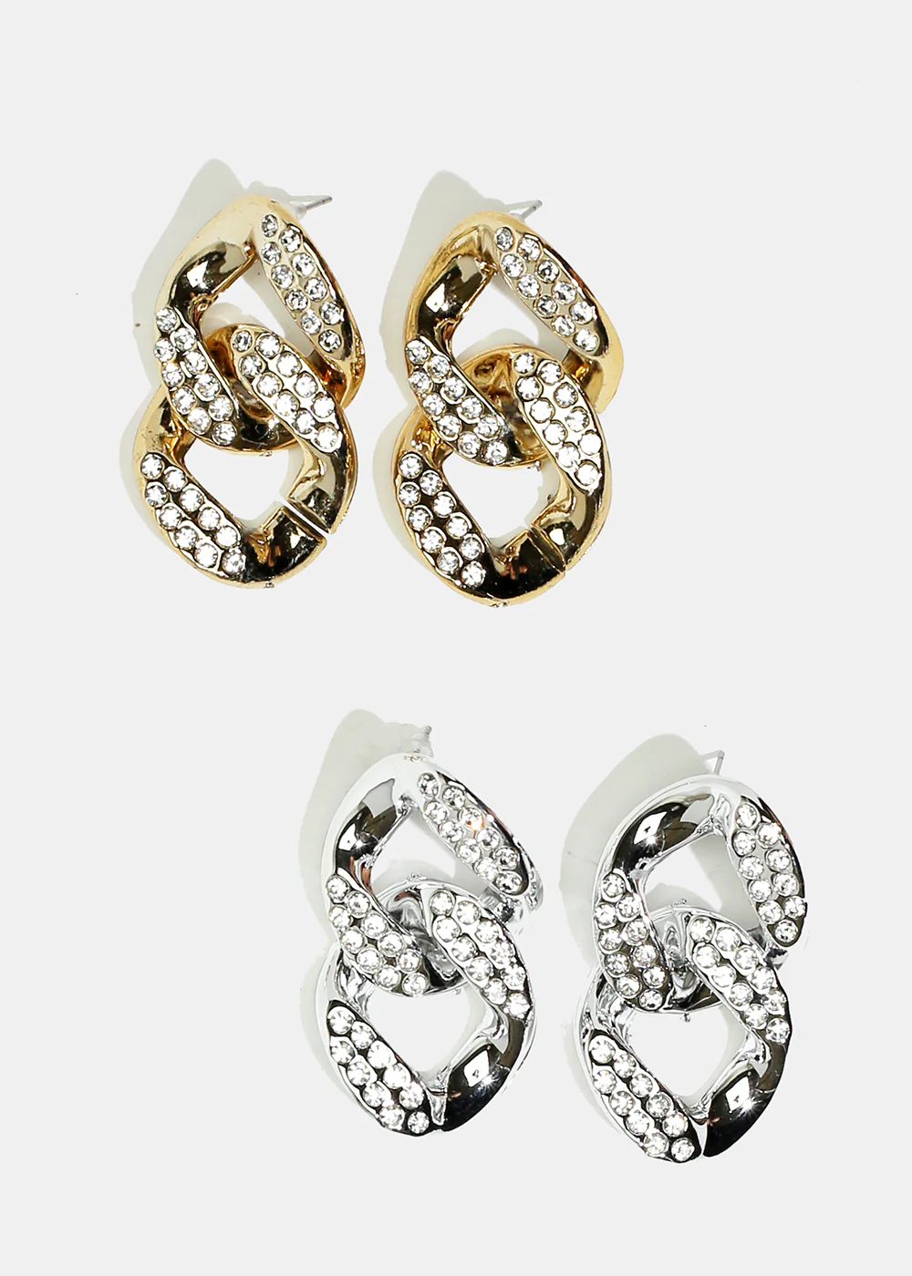 Sparkly Chain Earrings - Image 2