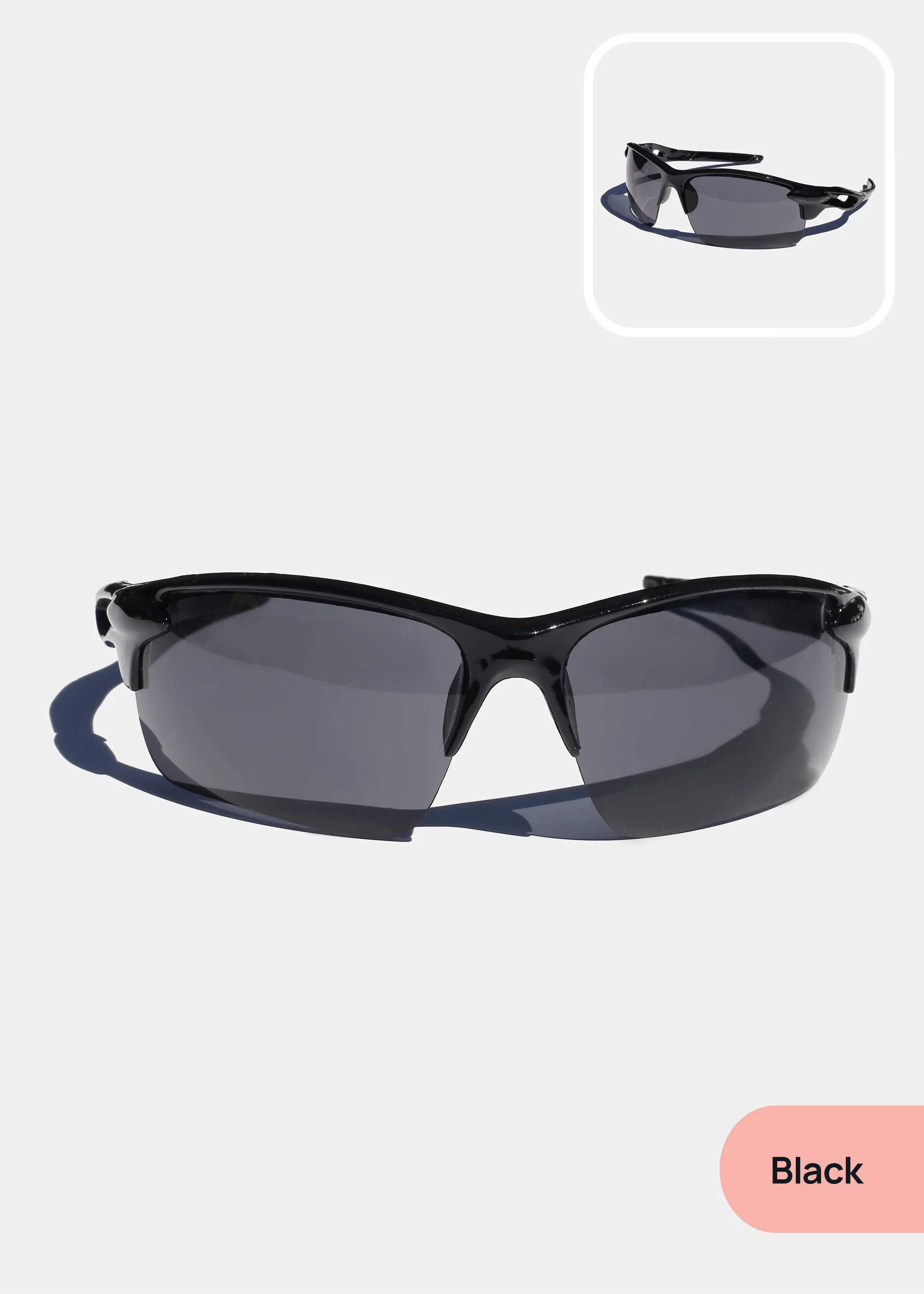 Sporty Semi-Rimless Glasses - Image 3