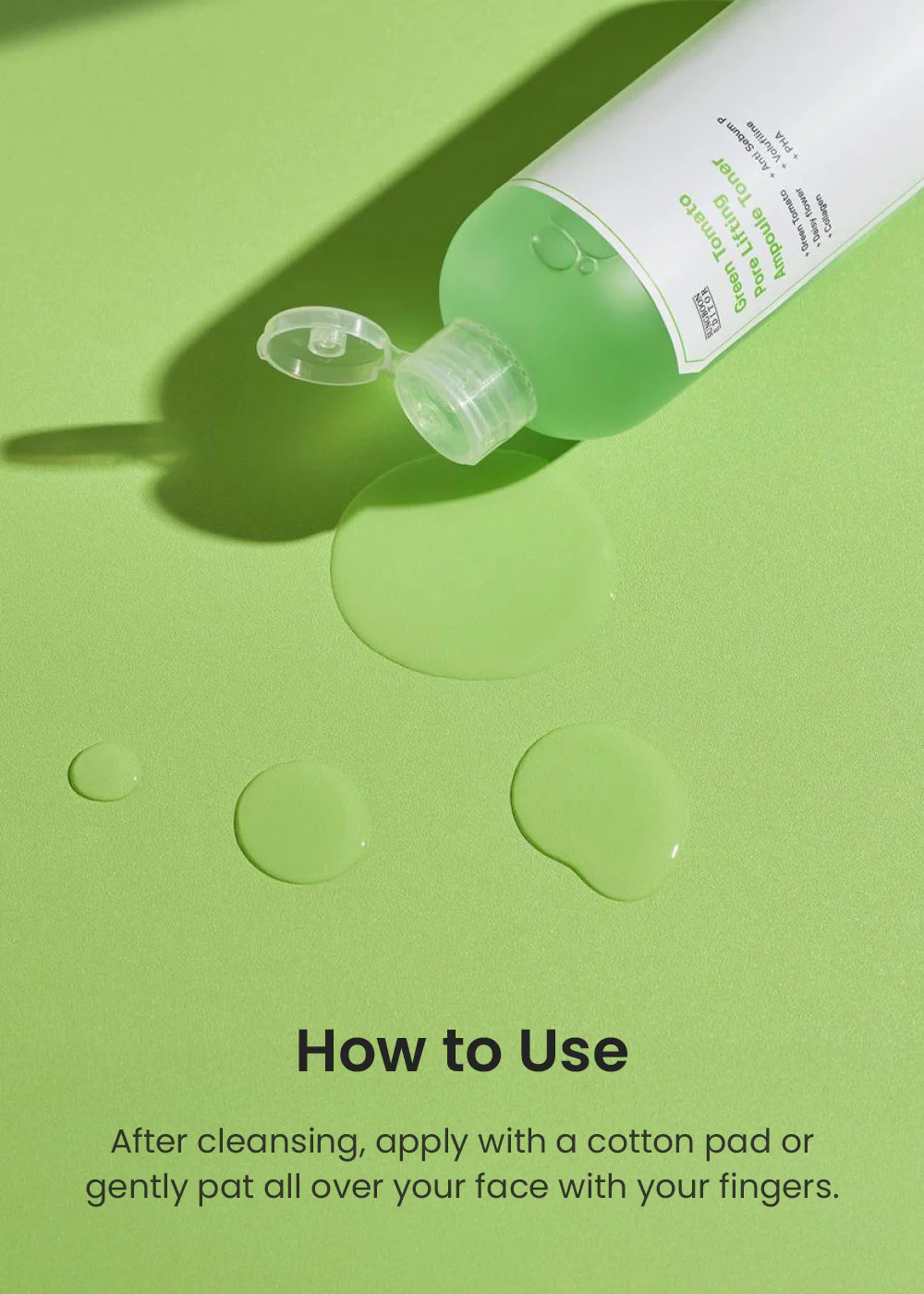 Sungboon Editor Green Tomato Pore Lifting Ampoule Toner 350ml - Image 5