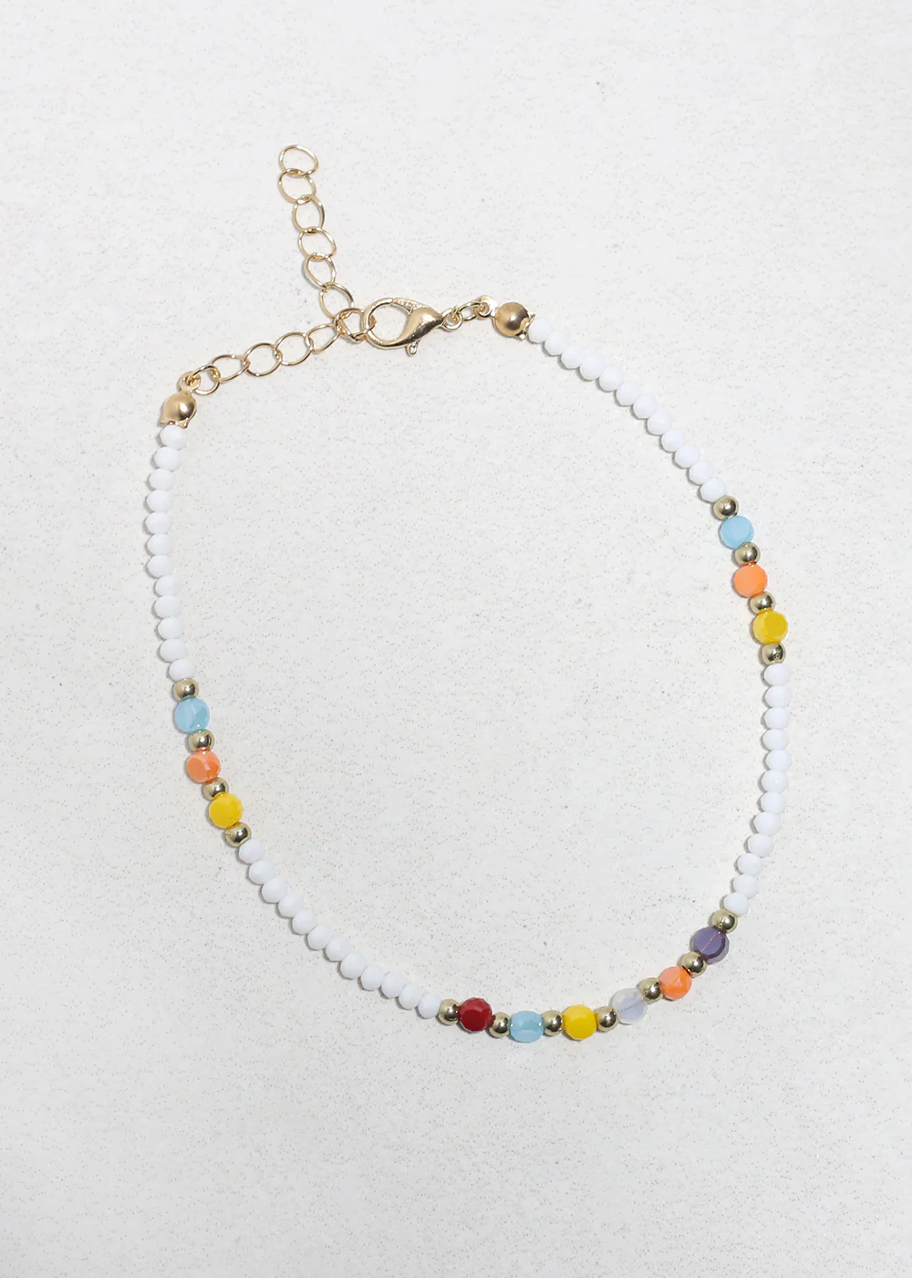 Sunny Day Beaded Anklet - Image 2