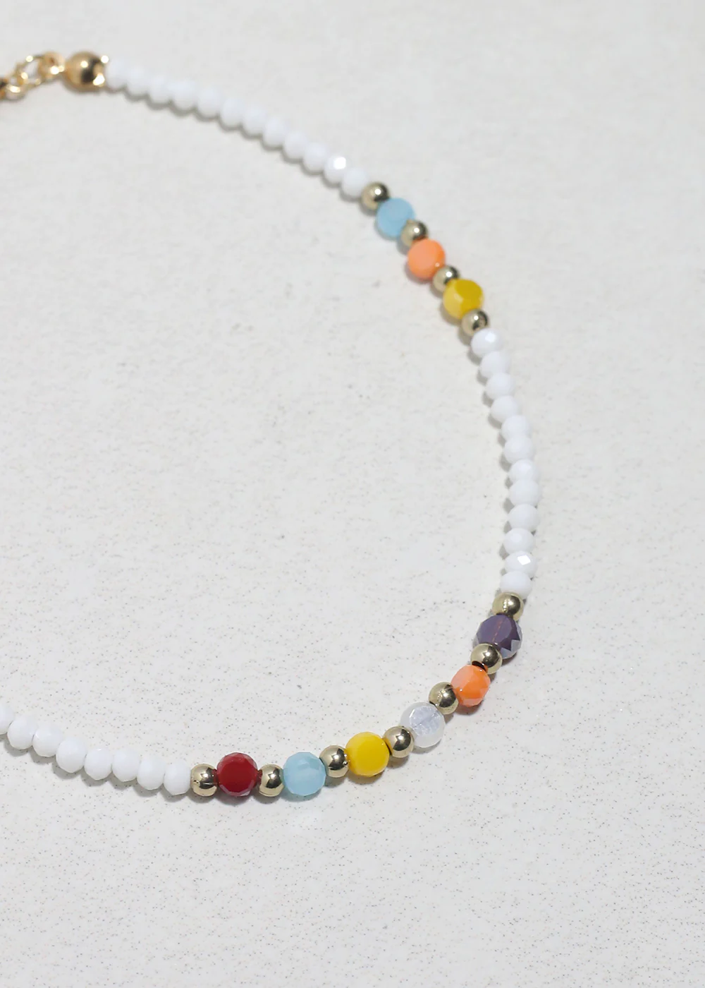 Sunny Day Beaded Anklet - Image 3