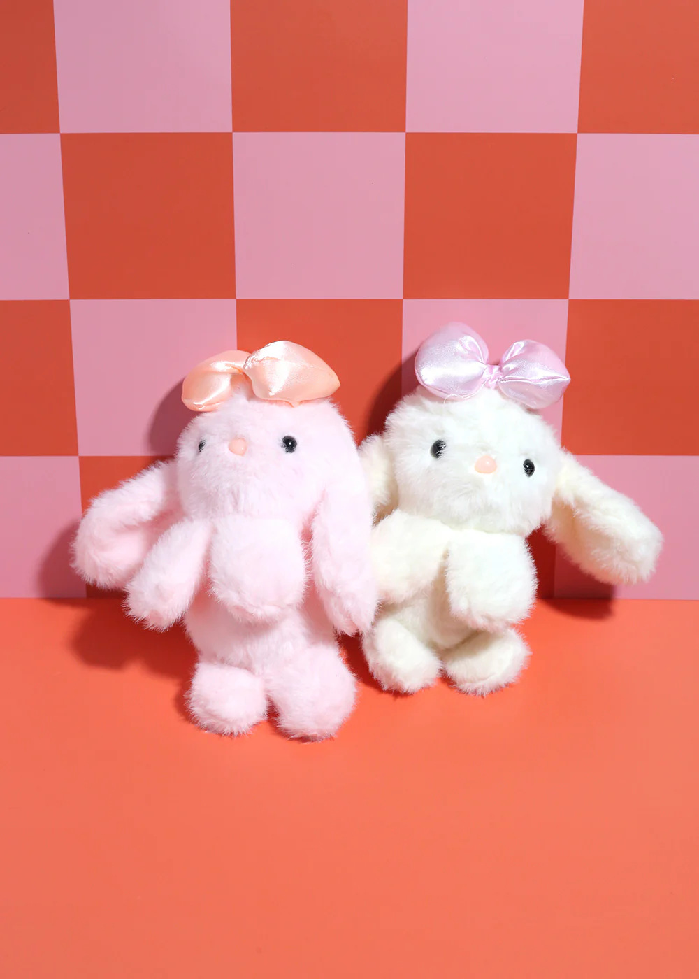 Sweet Bow Bunny Plush Keychain