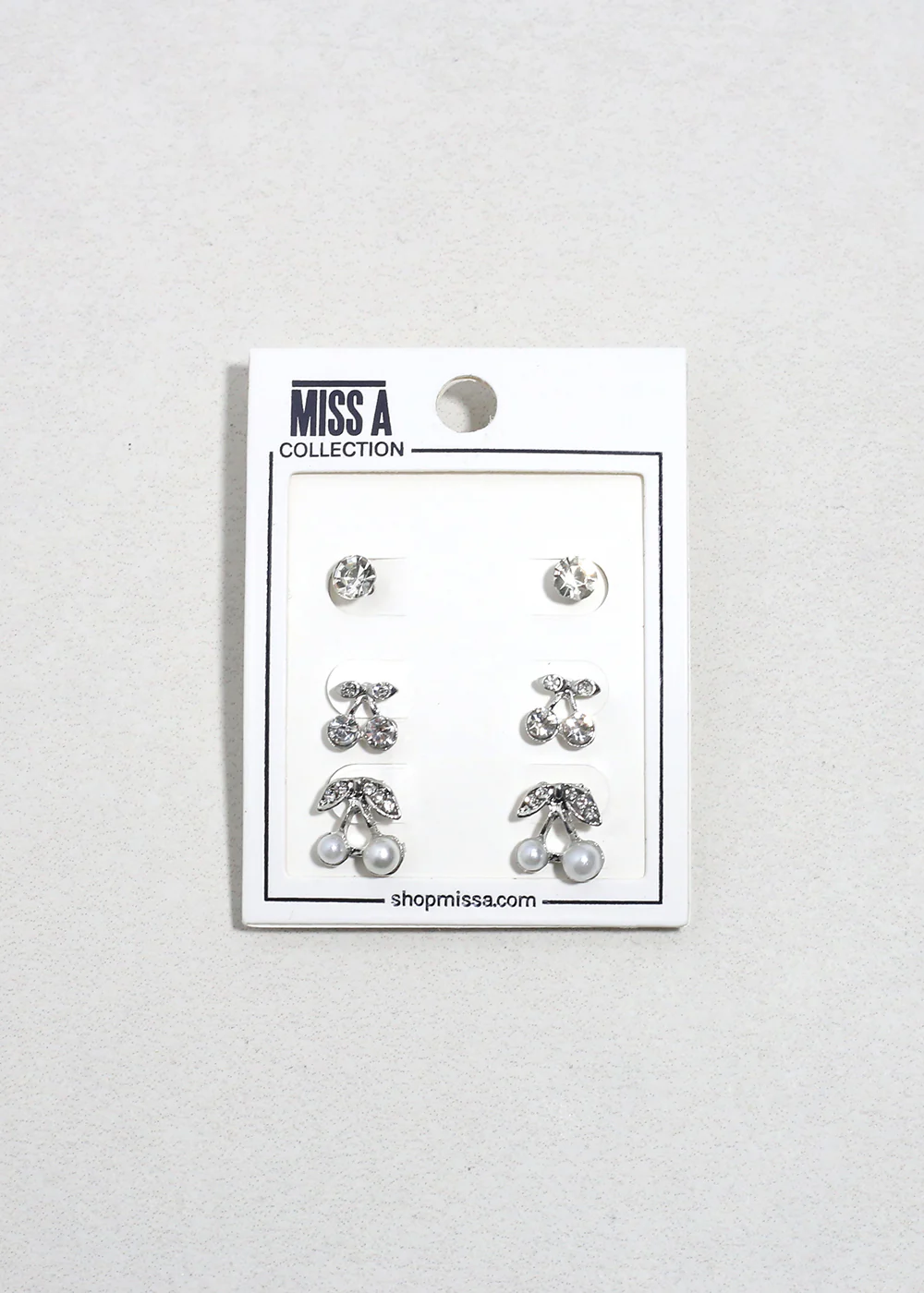 Sweet Cherry Stud Trio - Image 2