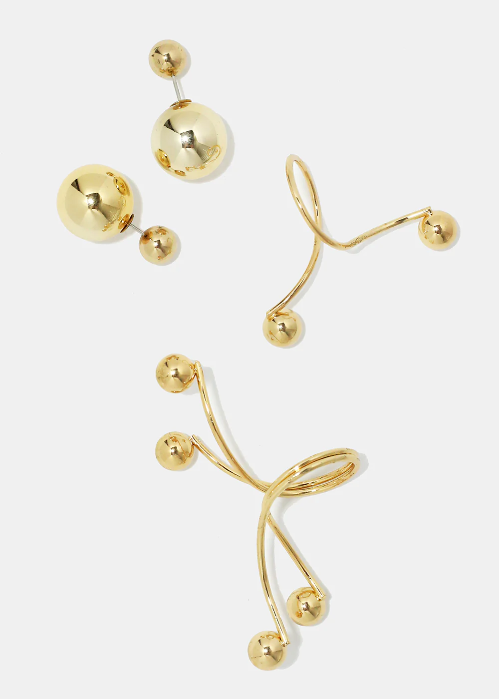 Swirl Ring and Earring Set - Image 2