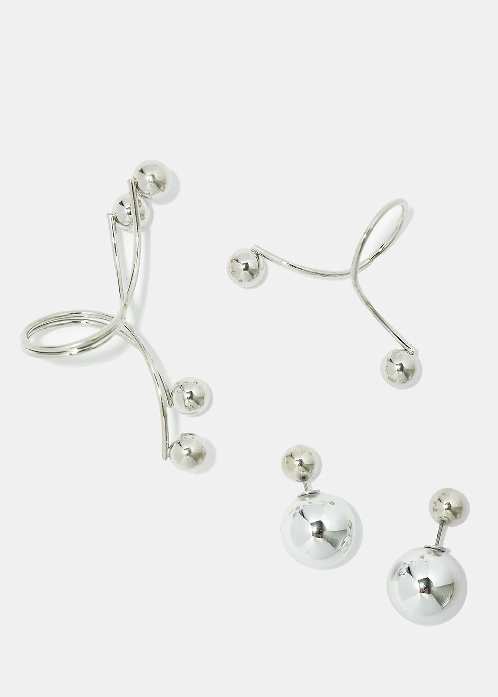 Swirl Ring and Earring Set - Image 3