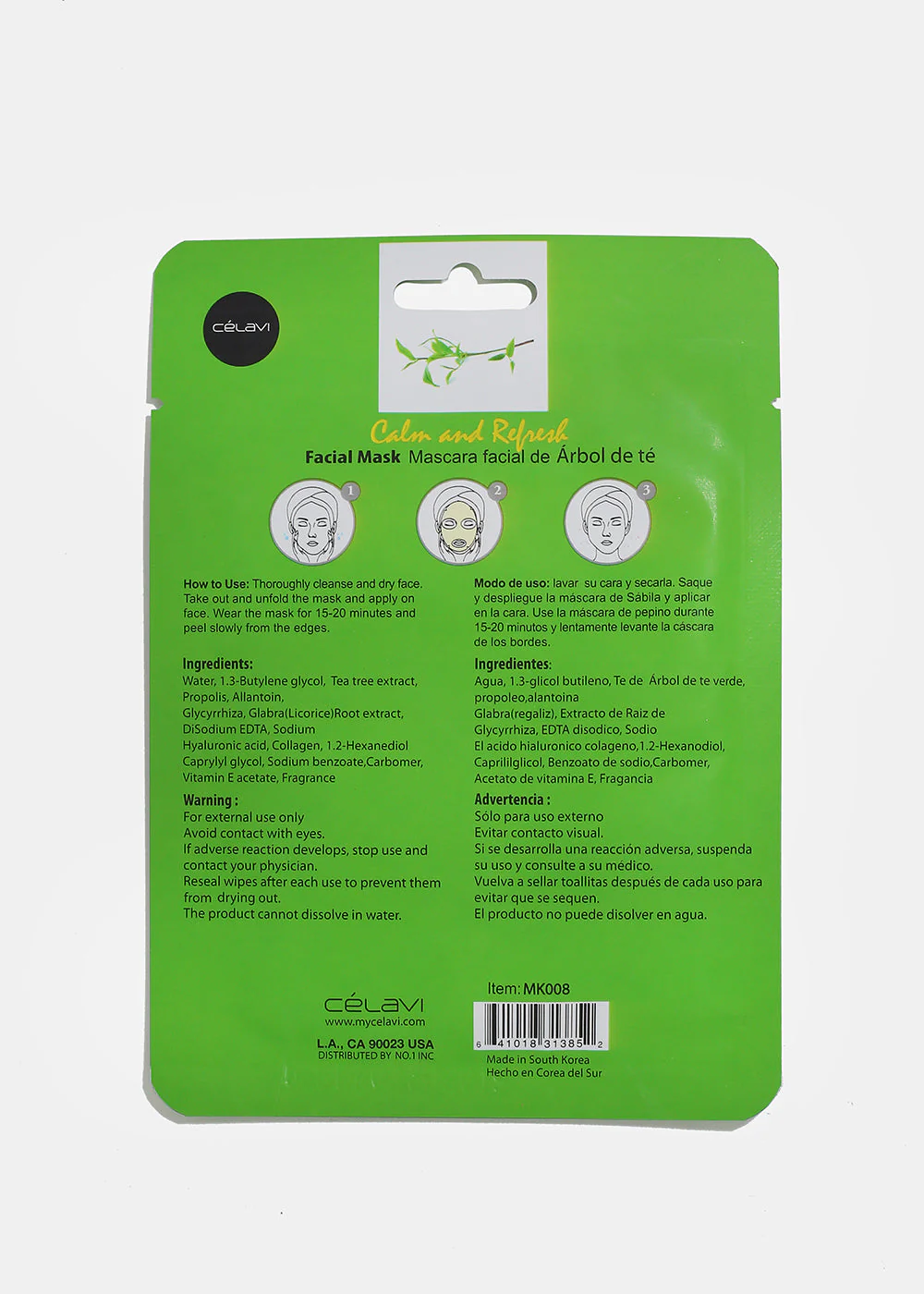 Tea Tree Calm & Refresh Facial Mask - Image 2