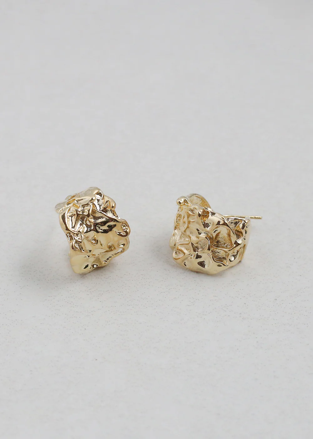 Textured Statement Earrings - Image 2