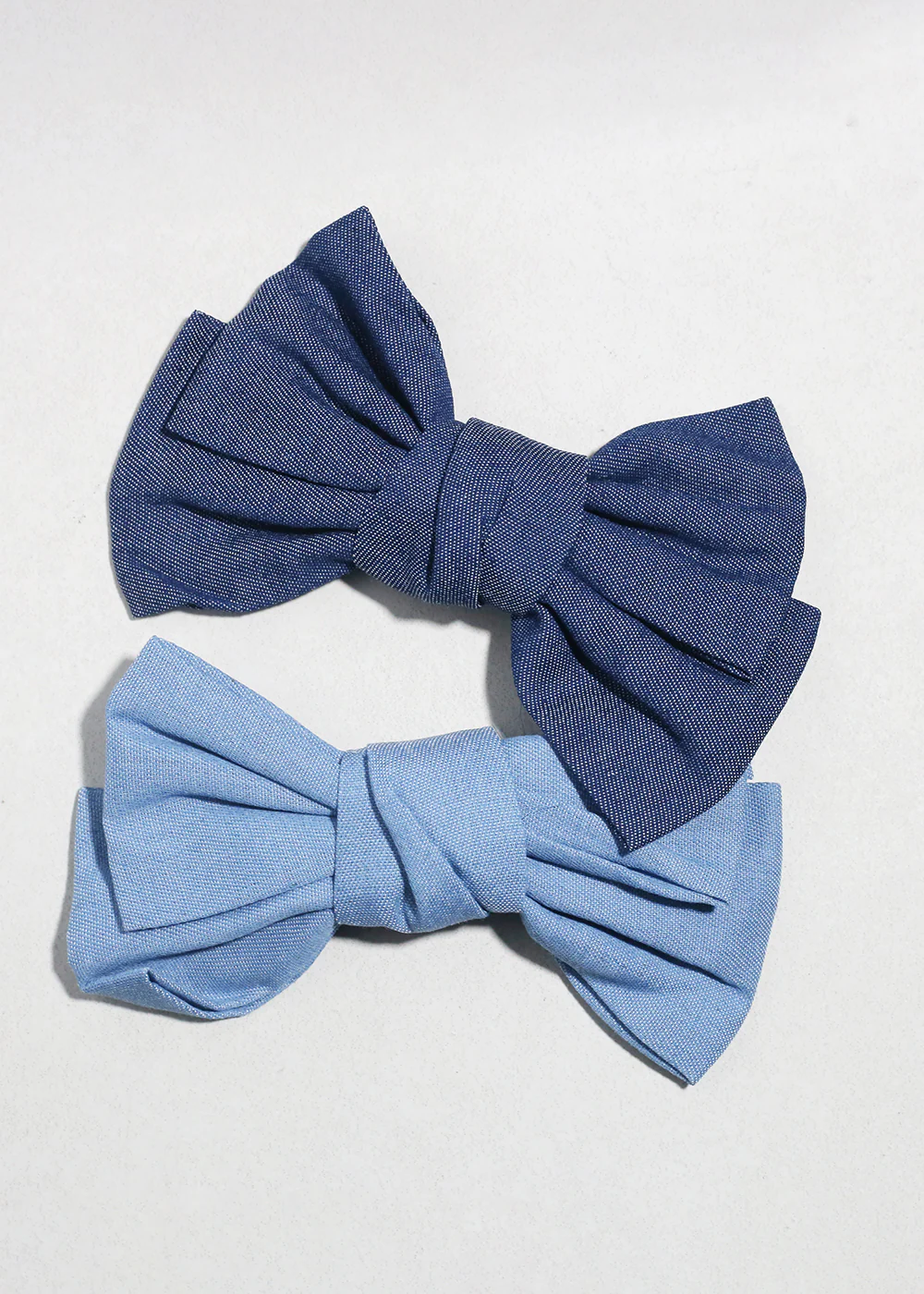 The Denim Bow Clip