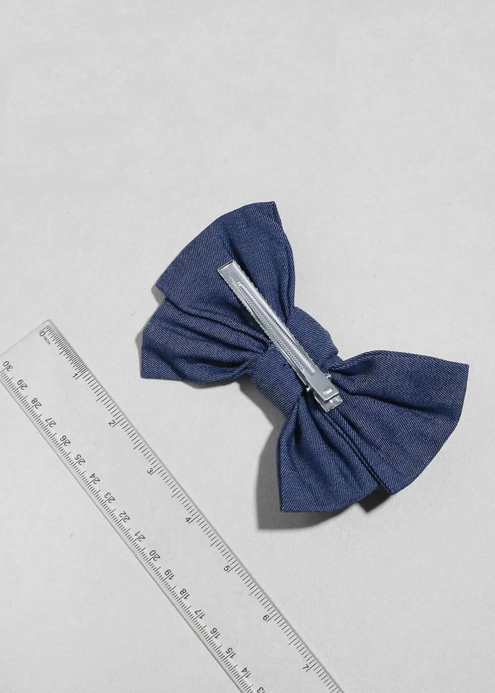 The Denim Bow Clip - Image 4