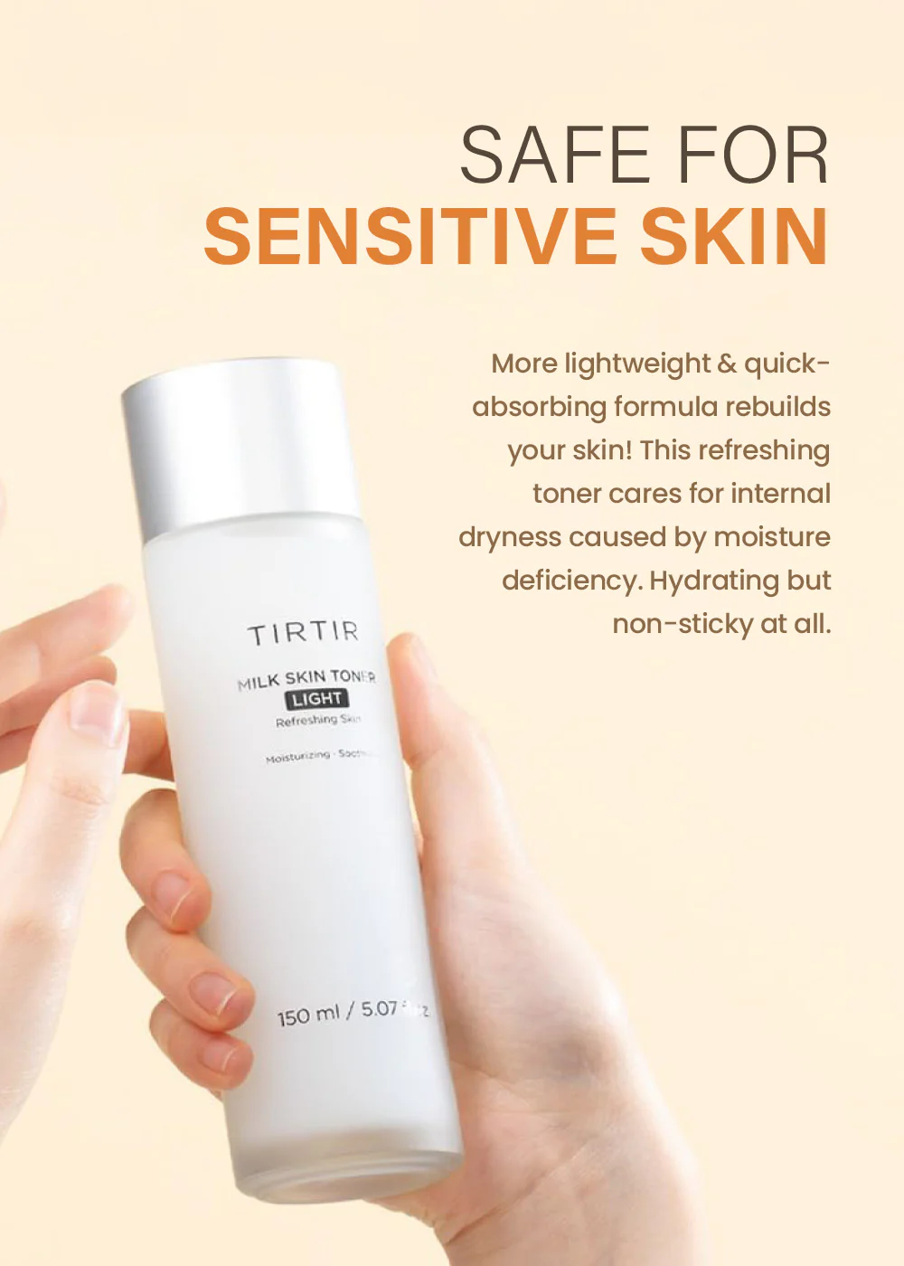 TIRTIR Milk Skin Toner Light 150ml - Image 4
