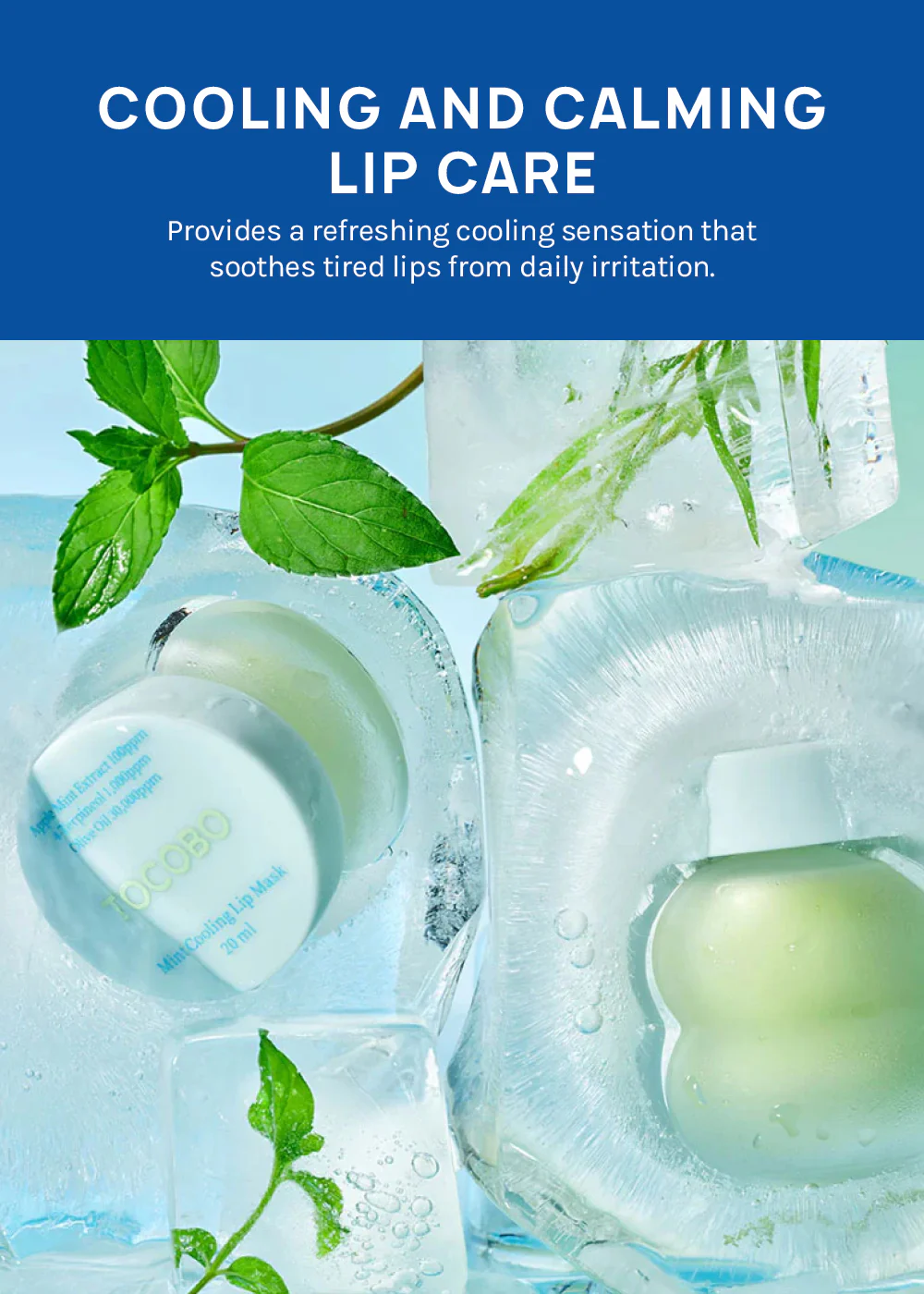 TOCOBO Mint Cooling Lip Mask 20ml - Image 2