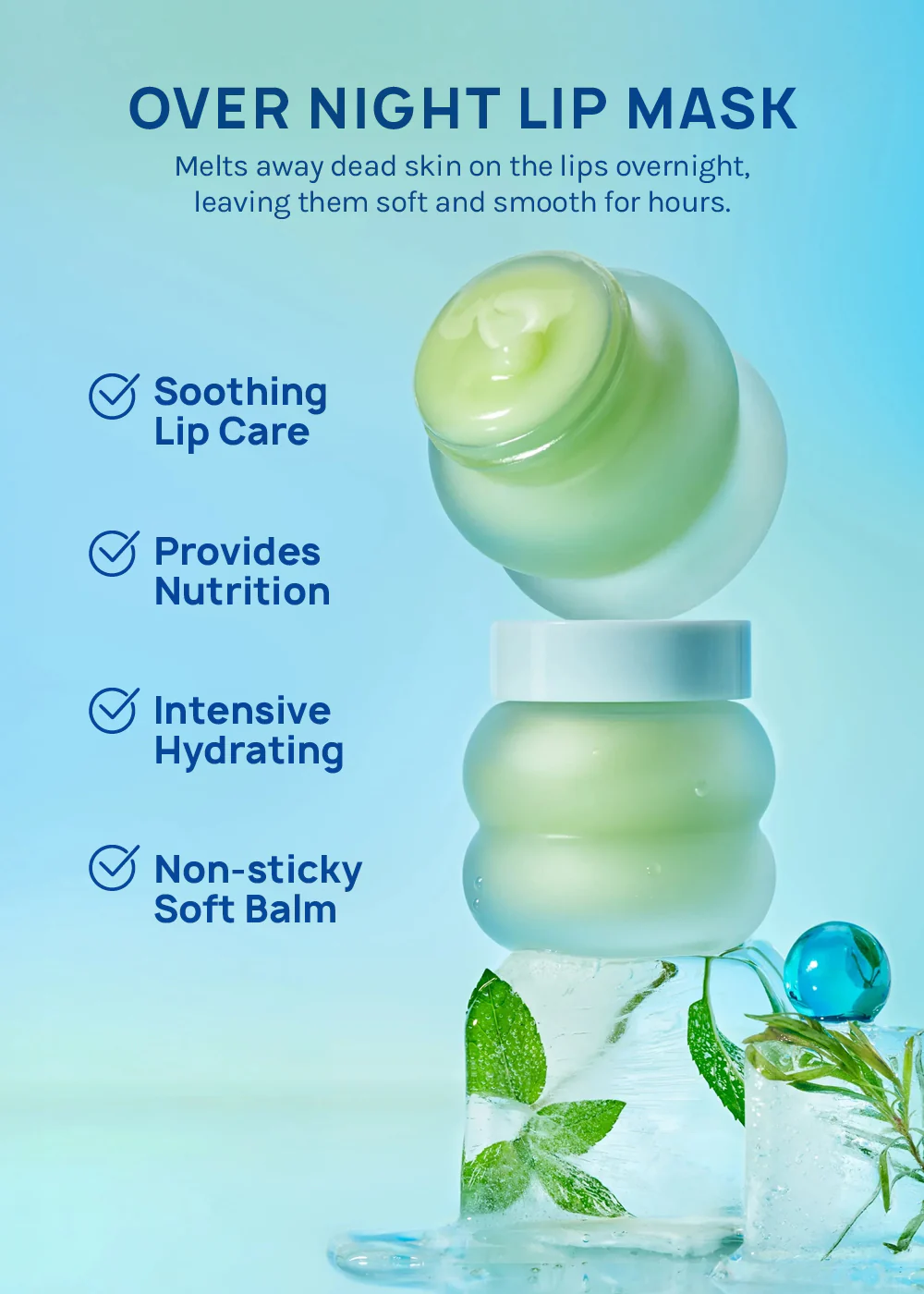 TOCOBO Mint Cooling Lip Mask 20ml - Image 3