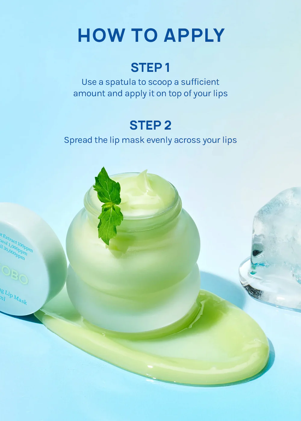 TOCOBO Mint Cooling Lip Mask 20ml - Image 6