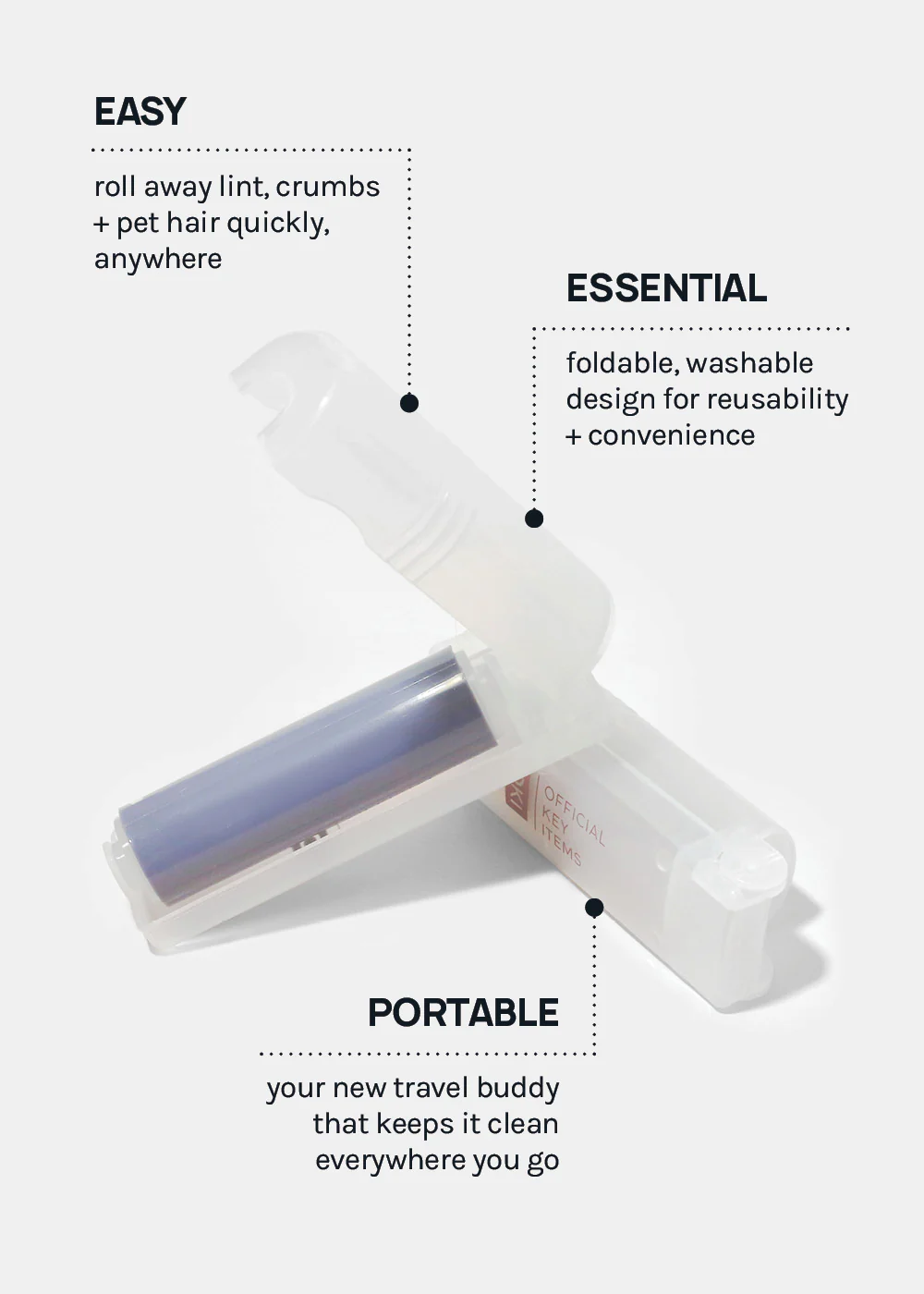 Travel Size Washable Reusable Lint Remover - Image 5
