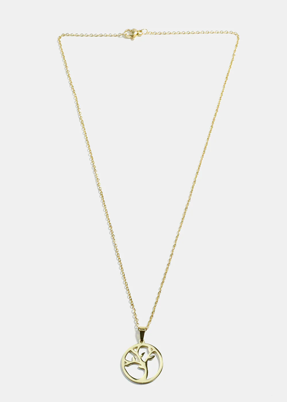 Tree in Circle Necklace - Image 2