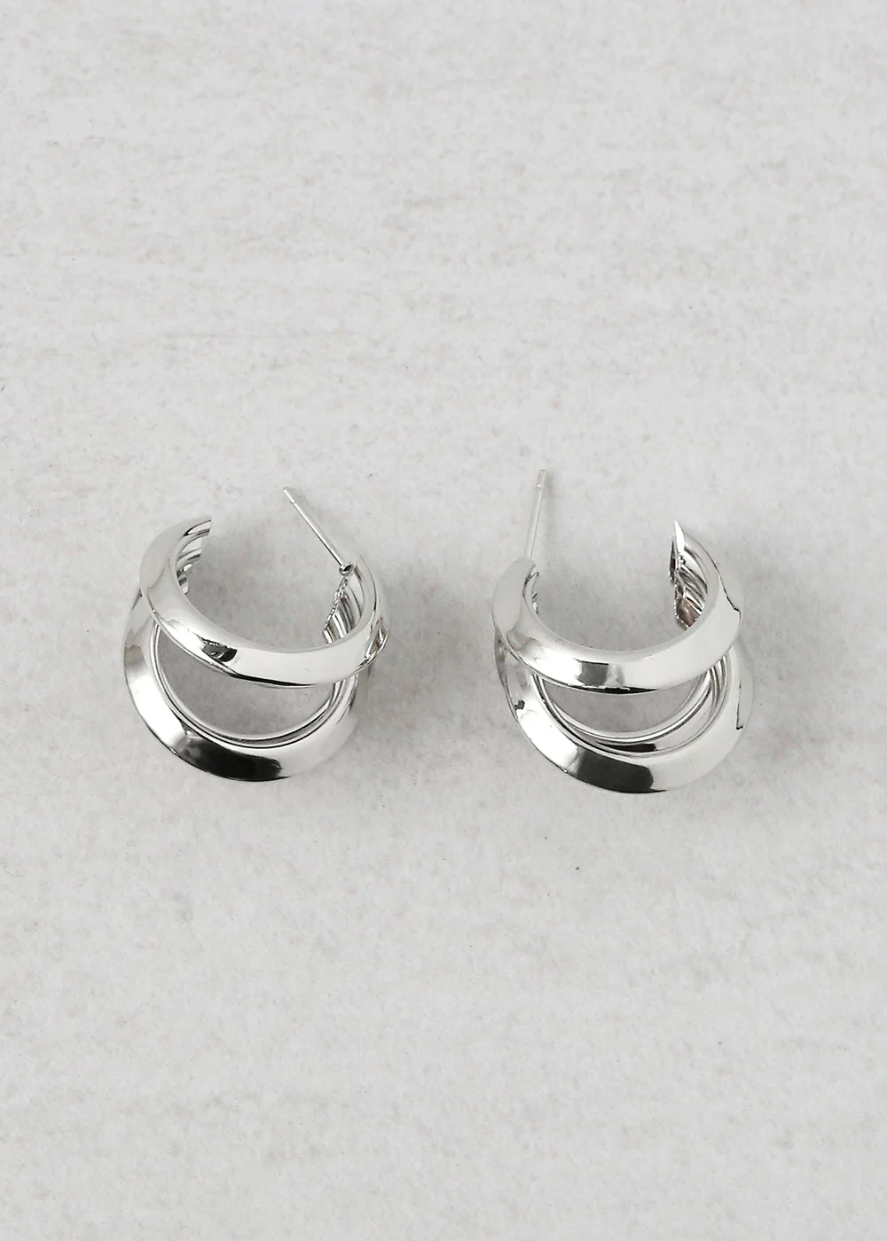 Triple Hoop Small Earring - Image 2