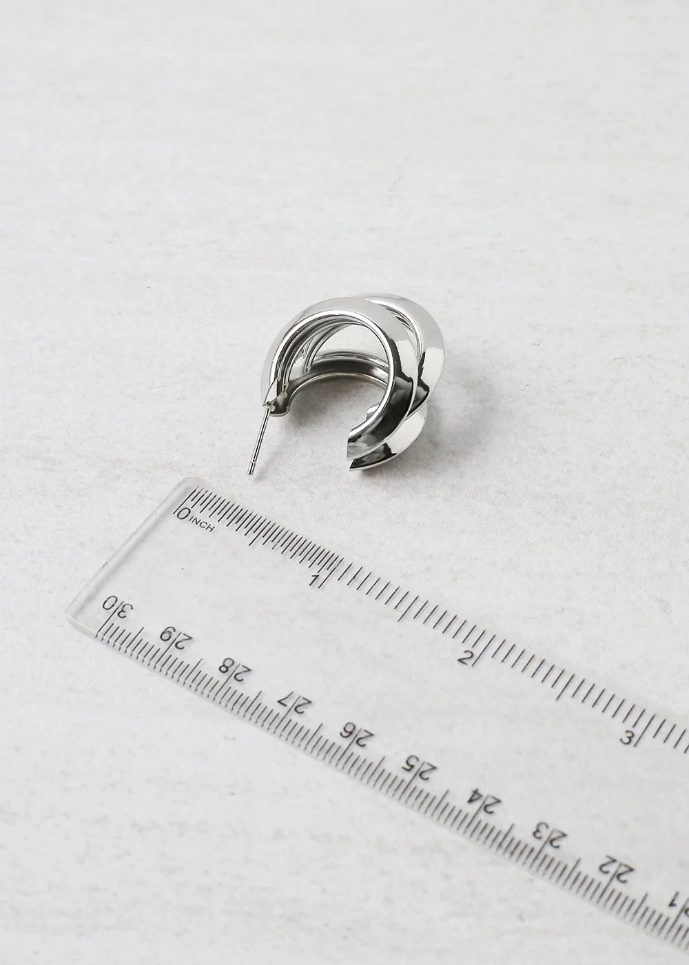 Triple Hoop Small Earring - Image 4