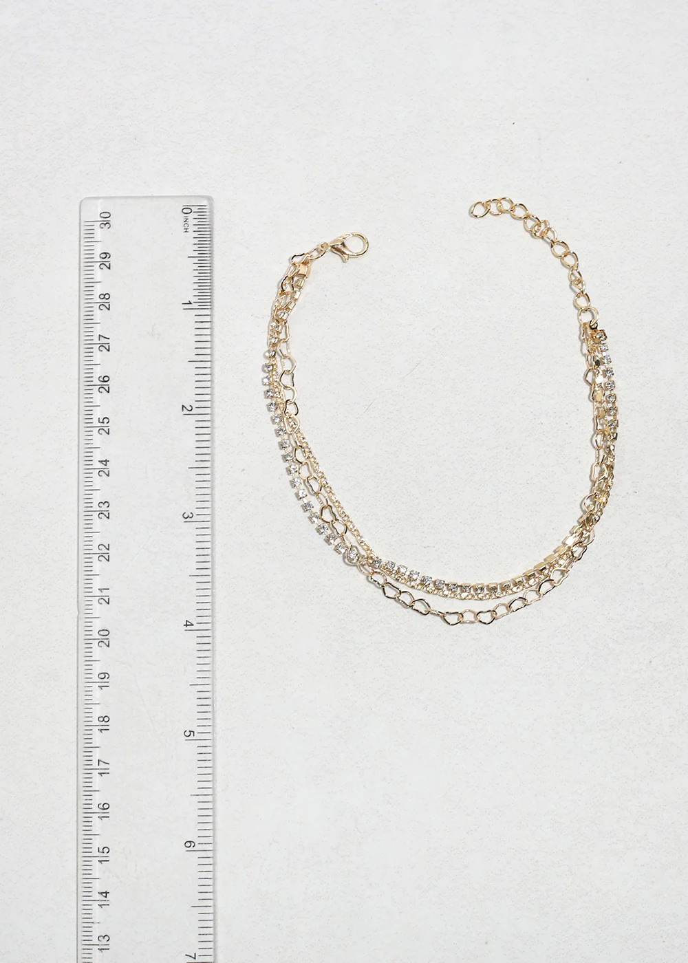 Triple - Layered Chain Anklet - Image 5