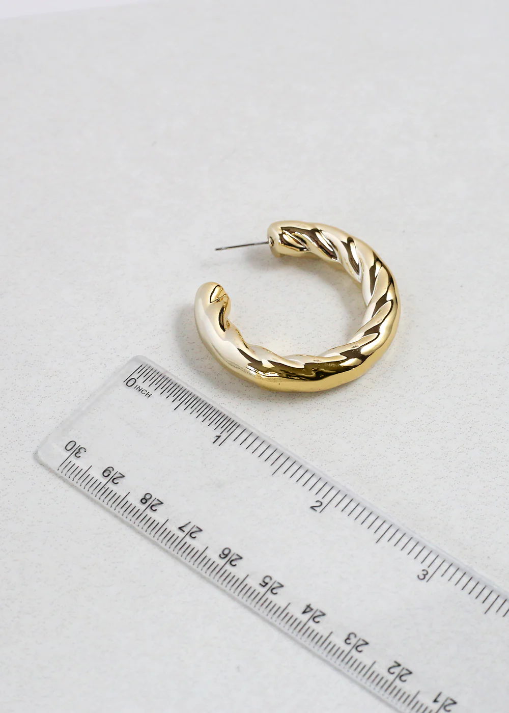 Twisted Hoop Earrings - Image 4