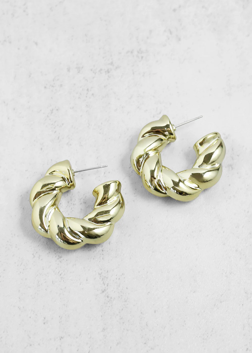 Twisted Open Hoops - Image 2
